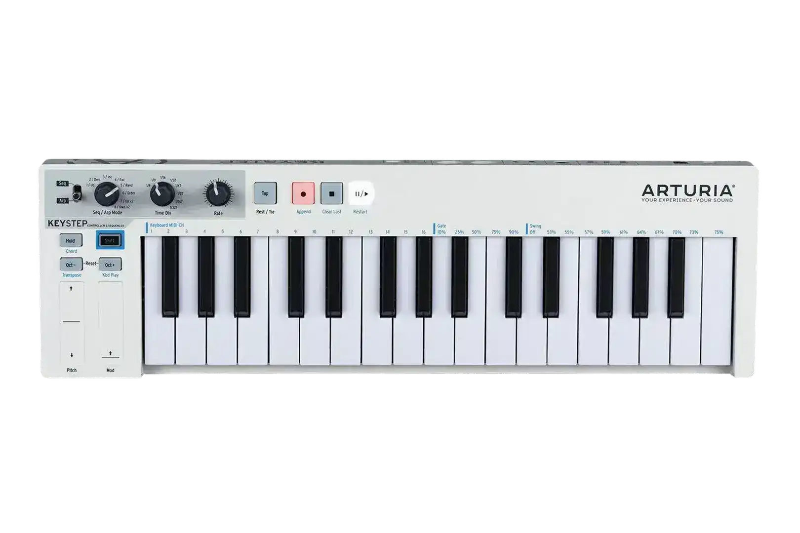 Arturia Keystep White Teclado Controlador Midi USB 32 Teclas