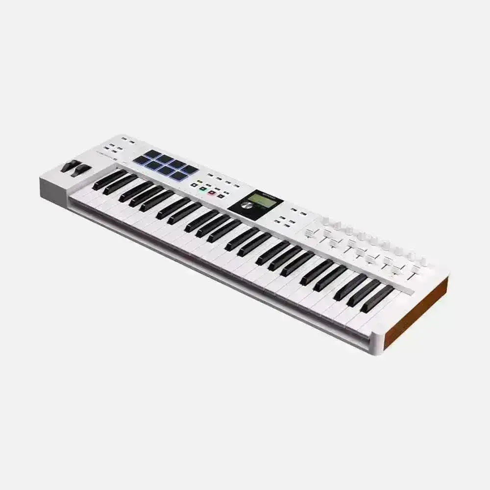 Teclado MIDI Arturia Keylab Essential 49 MK3 Branco - Shop Mundo Digital