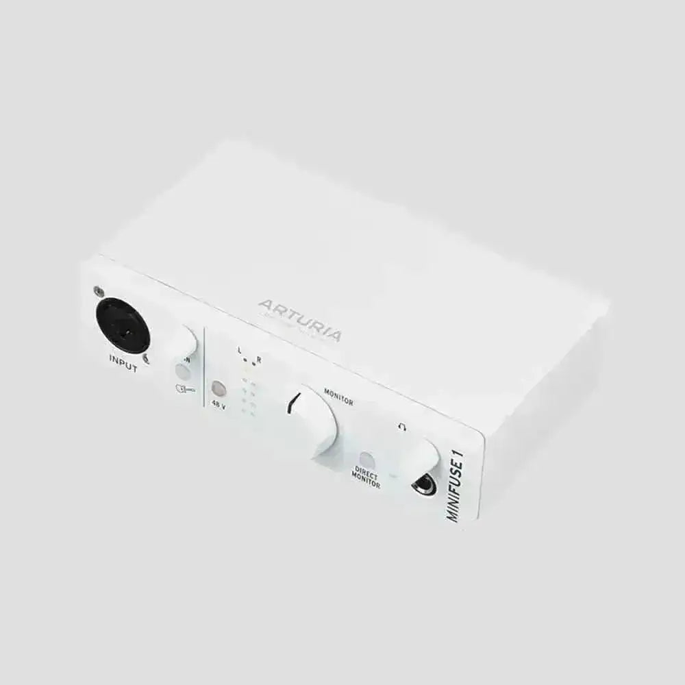 Interface De Áudio Arturia Minifuse 1 White High End 1x2 - Shop Mundo Digital