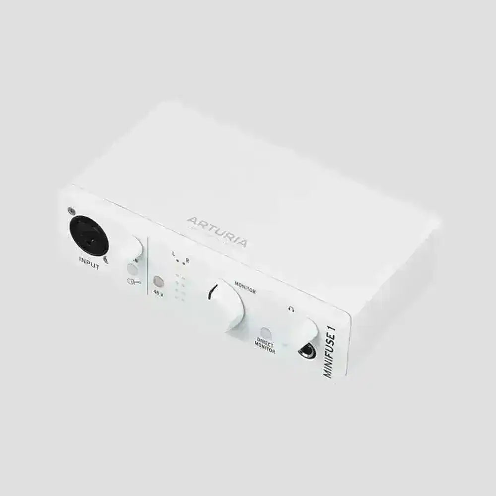 Interface De Áudio Arturia Minifuse 1 White High End 1x2 - Shop Mundo Digital
