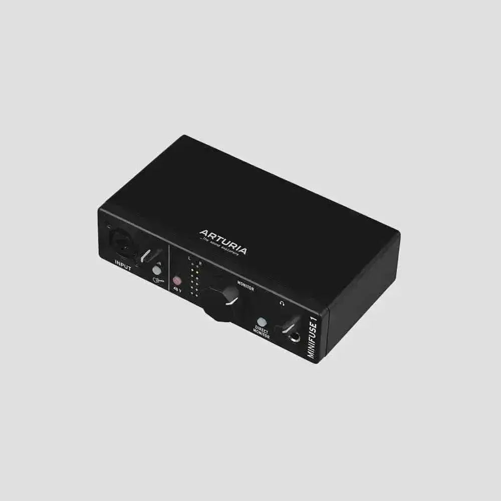 Interface de Audio Arturia Minifuse 1 Black High End 1x2 - Shop Mundo Digital