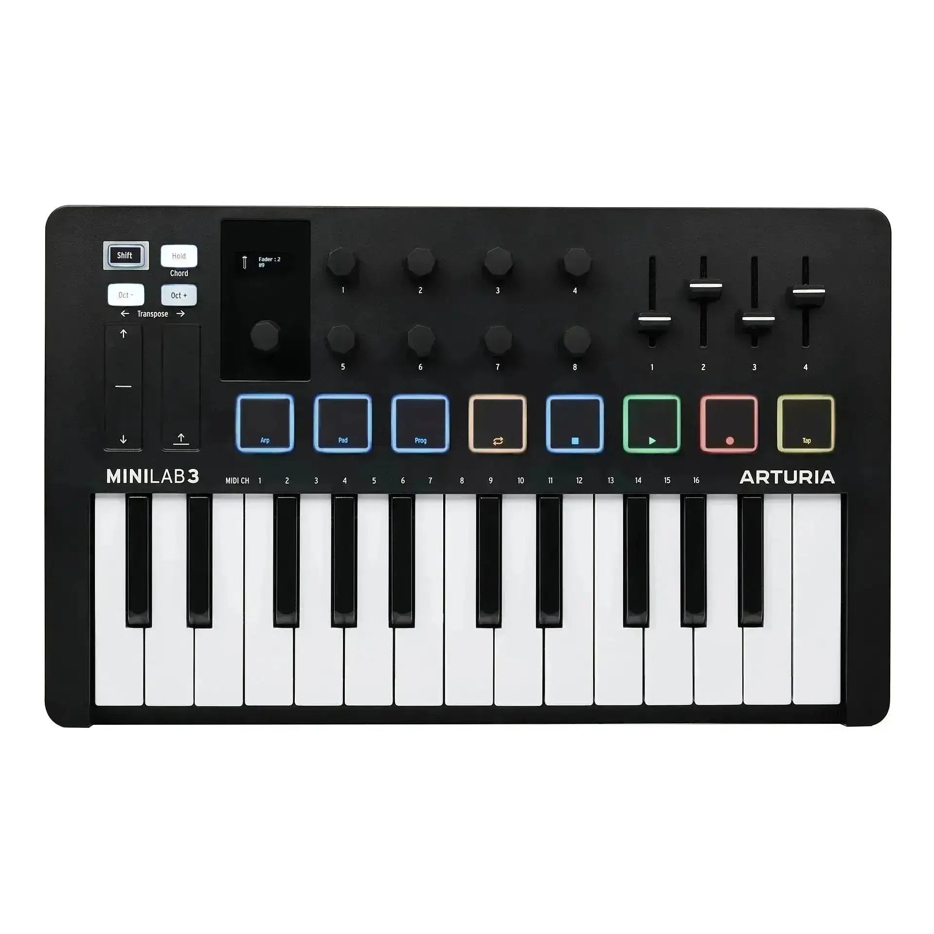 Arturia Minilab 3 25 Teclas Black Teclado Controlador Midi Usb