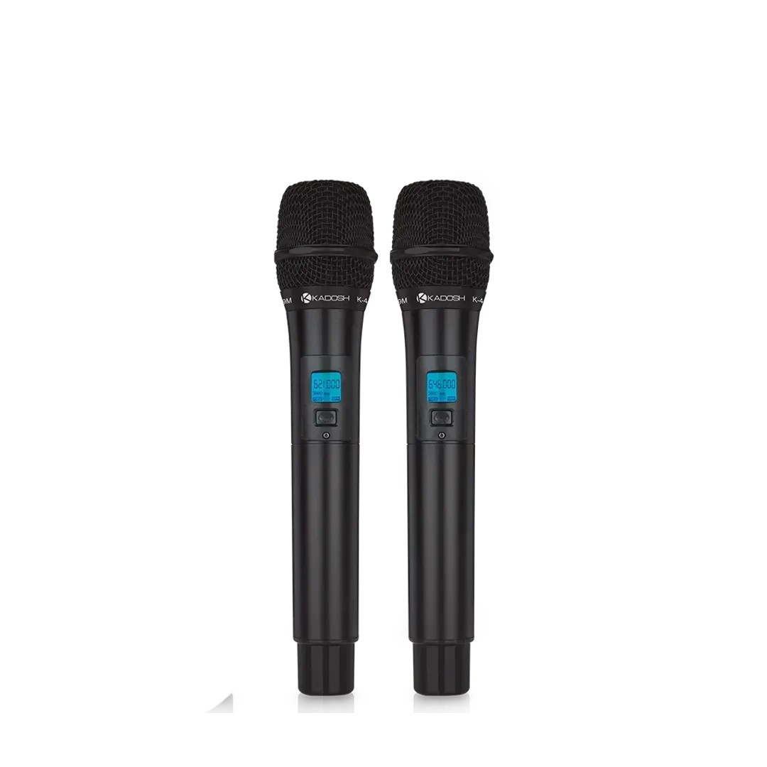 Microfone K-492M Digital UHF Duplo Bastão Kadosh