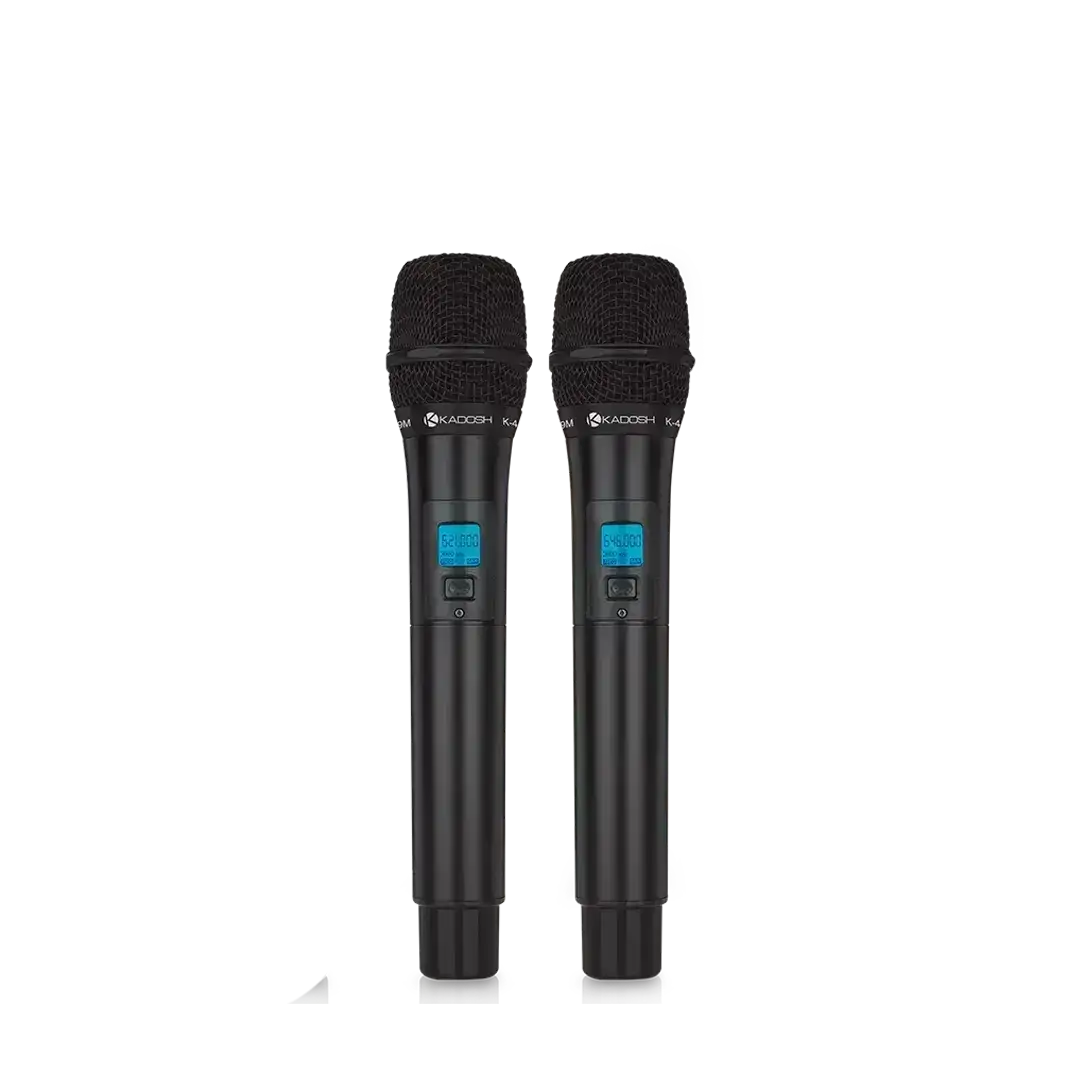 Microfone K-492M Digital UHF Duplo Bastão Kadosh