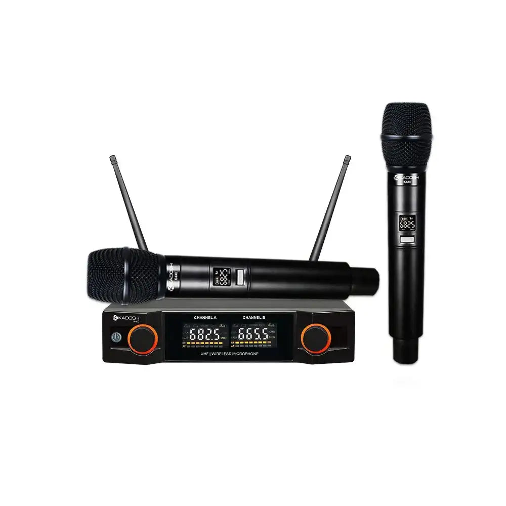 Microfone Kadosh Sem Fio Duplo K 402 M
