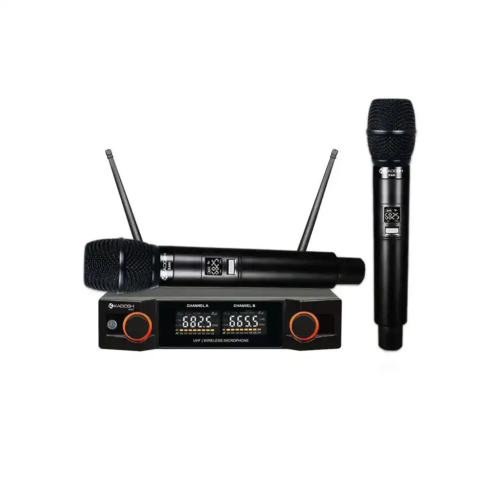 Microfone Kadosh Sem Fio Duplo K 402 M