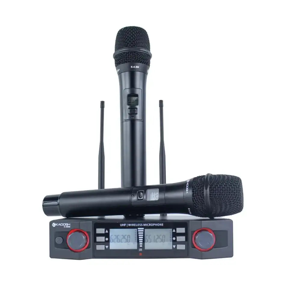 Microfone Kadosh Sem Fio Duplo K 402 M