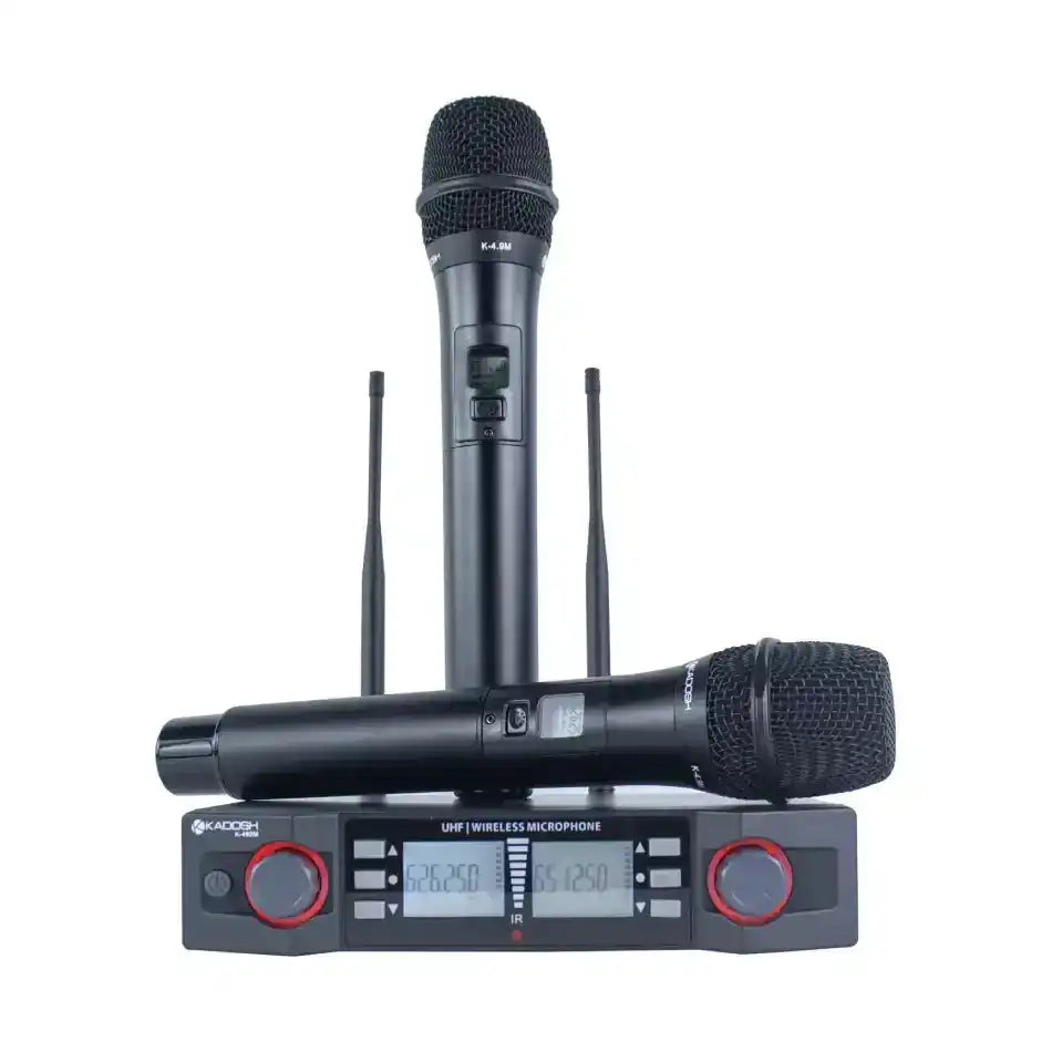 Microfone Kadosh Sem Fio Duplo K 402 M