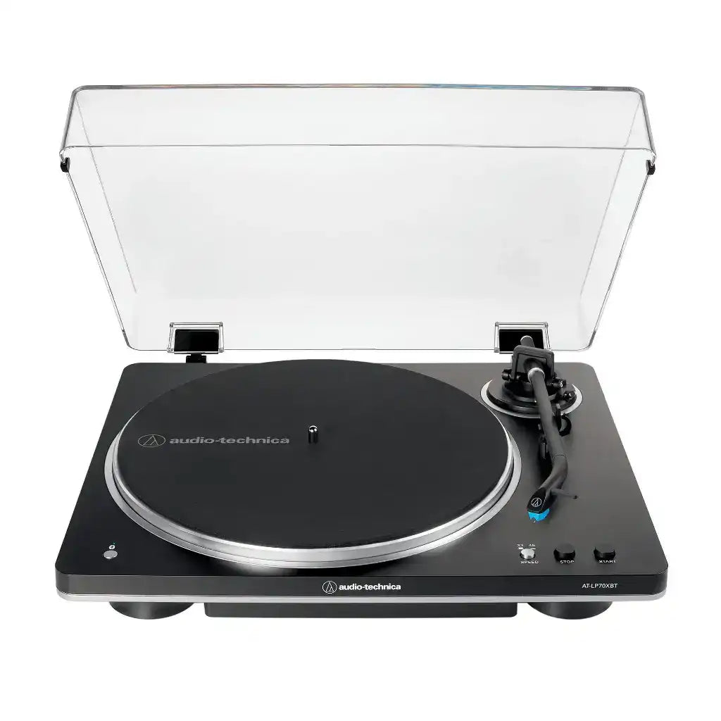Toca Discos Automático Audio-Technica AT-LP70XBT-BS Bluetooth