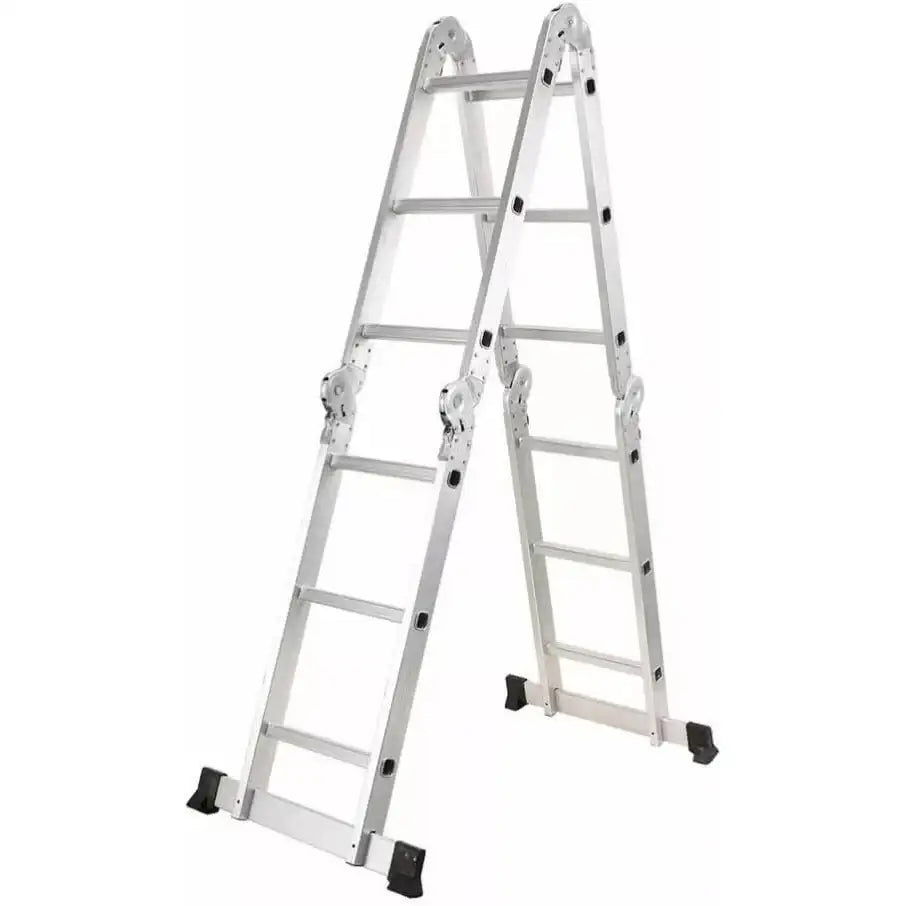 Escada Articulada Multifuncional 4x3 Alumínio Fortt 12 Degraus 3.34m