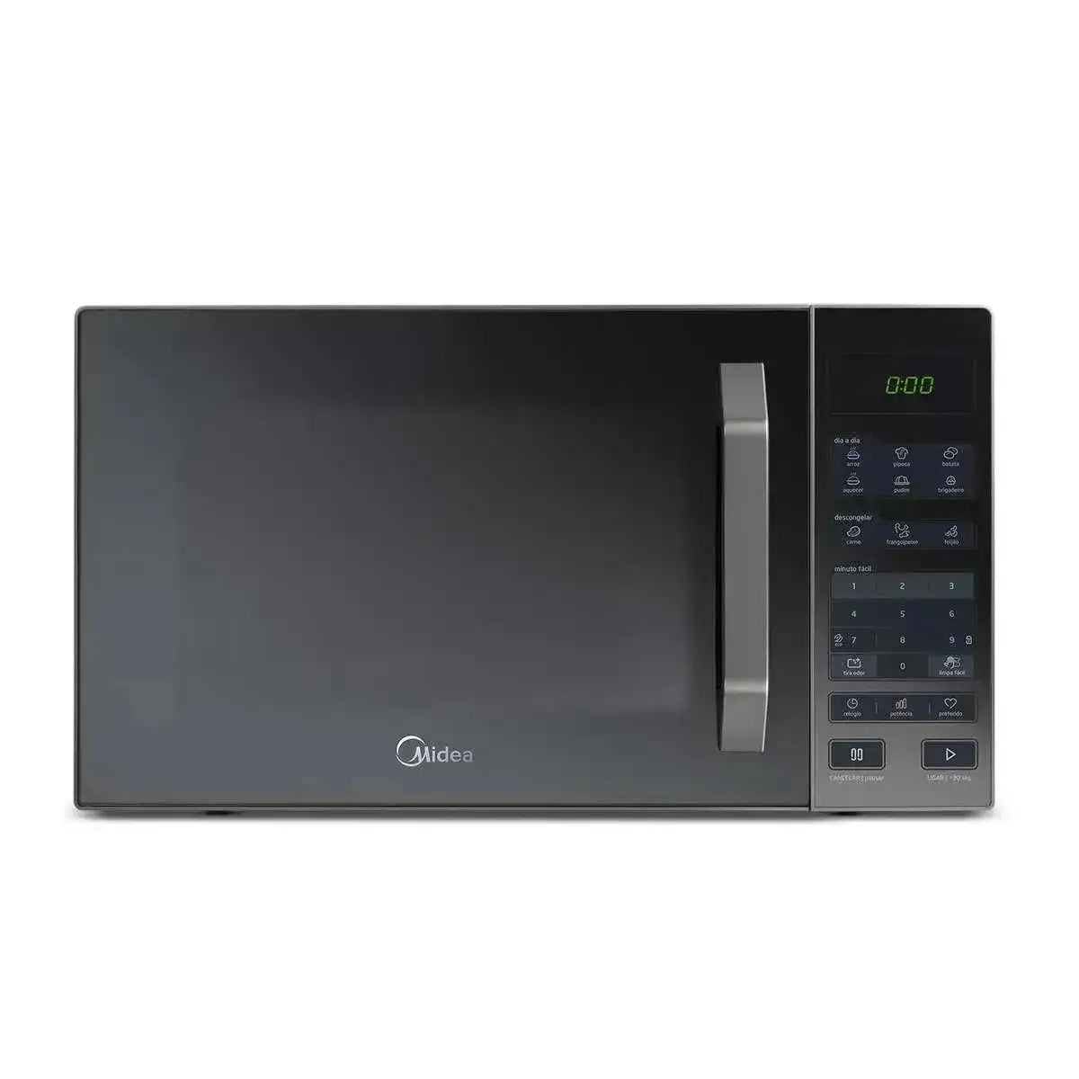 Micro-ondas 35l Prata Porta Espelhada Smartplate Midea MXSA35S1 CINZA