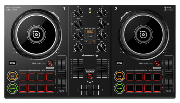 Pioneer DJ DDJ-200【箱無し】 Pioneer DJ DDJ-200【箱無し】 ddj-200-top.png?v=1753212659&