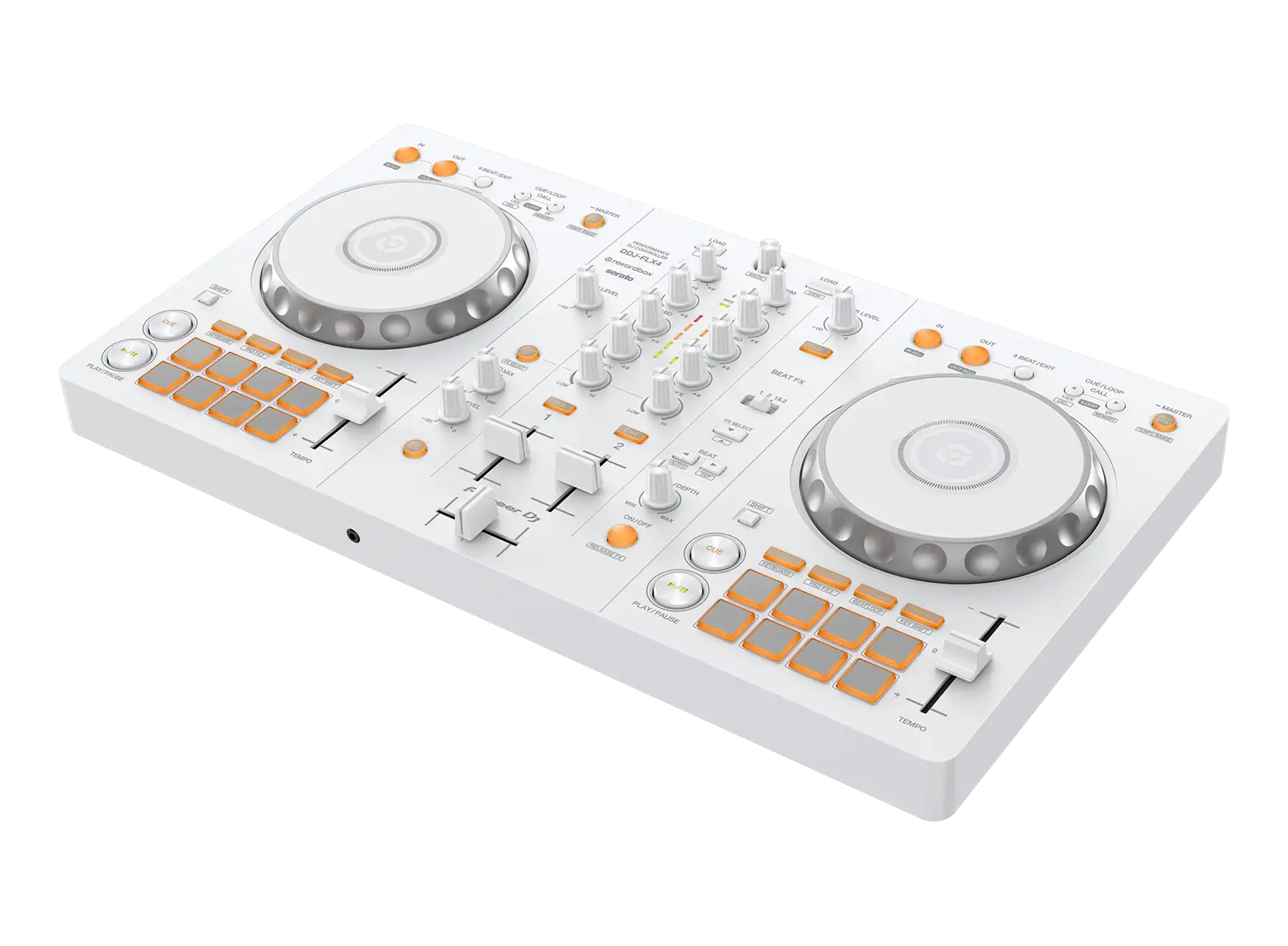 Controladora Pioneer DJ DDJ FLX4 Rekordbox & Serato DJ - Branca