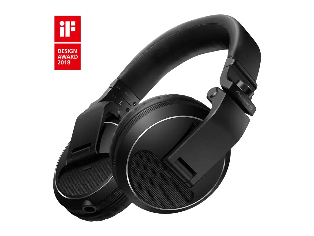 Fone de Ouvido Pioneer DJ HDJ-X5 Original Nacional para DJs - Preto/Prata