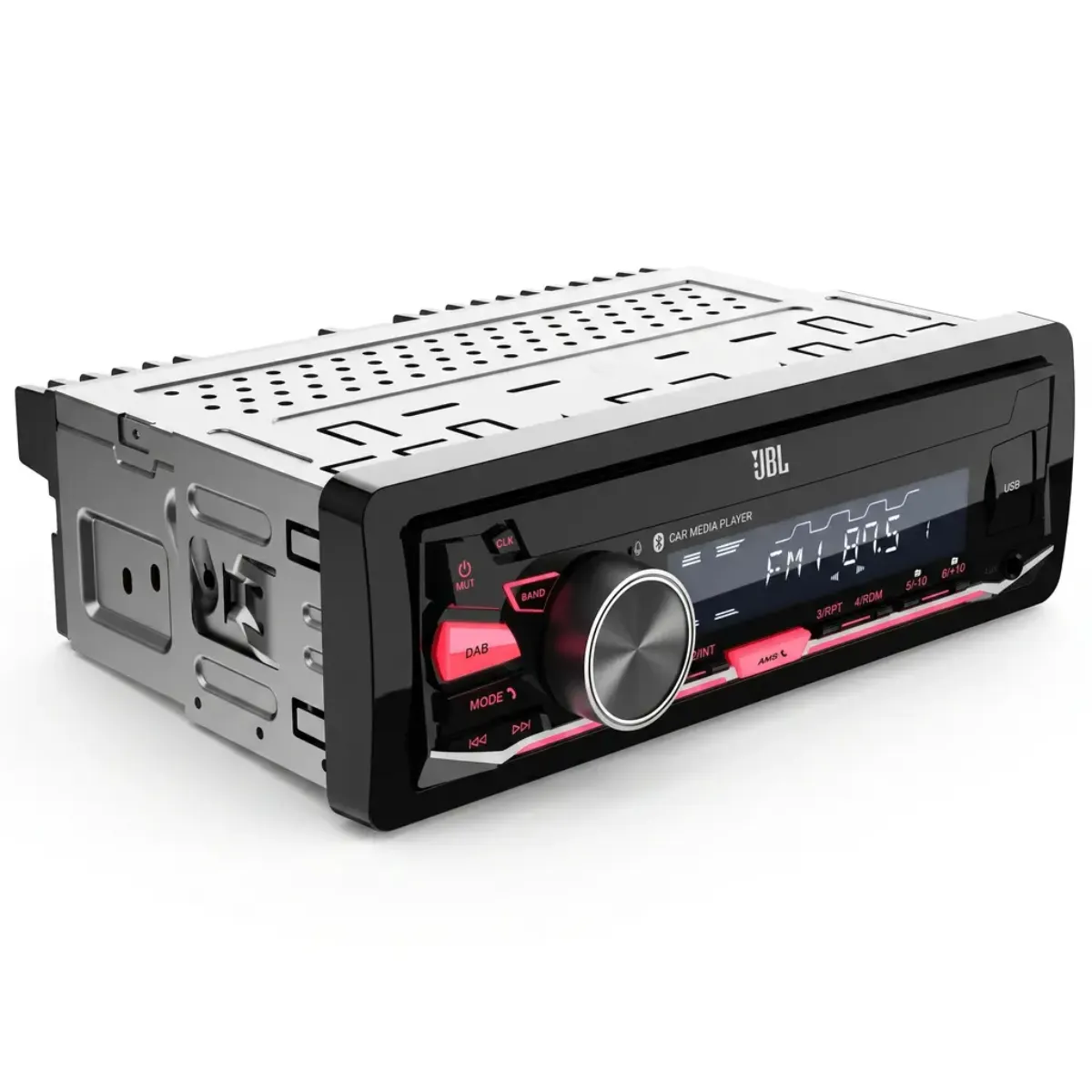 Radio Automotivo JBL Celebrity 350D 1-DIN Bluetooth 6.0 DAB+ USB AUX