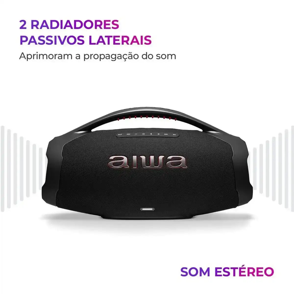 Caixa de Som Aiwa Boombox Plus BBS-01-B
