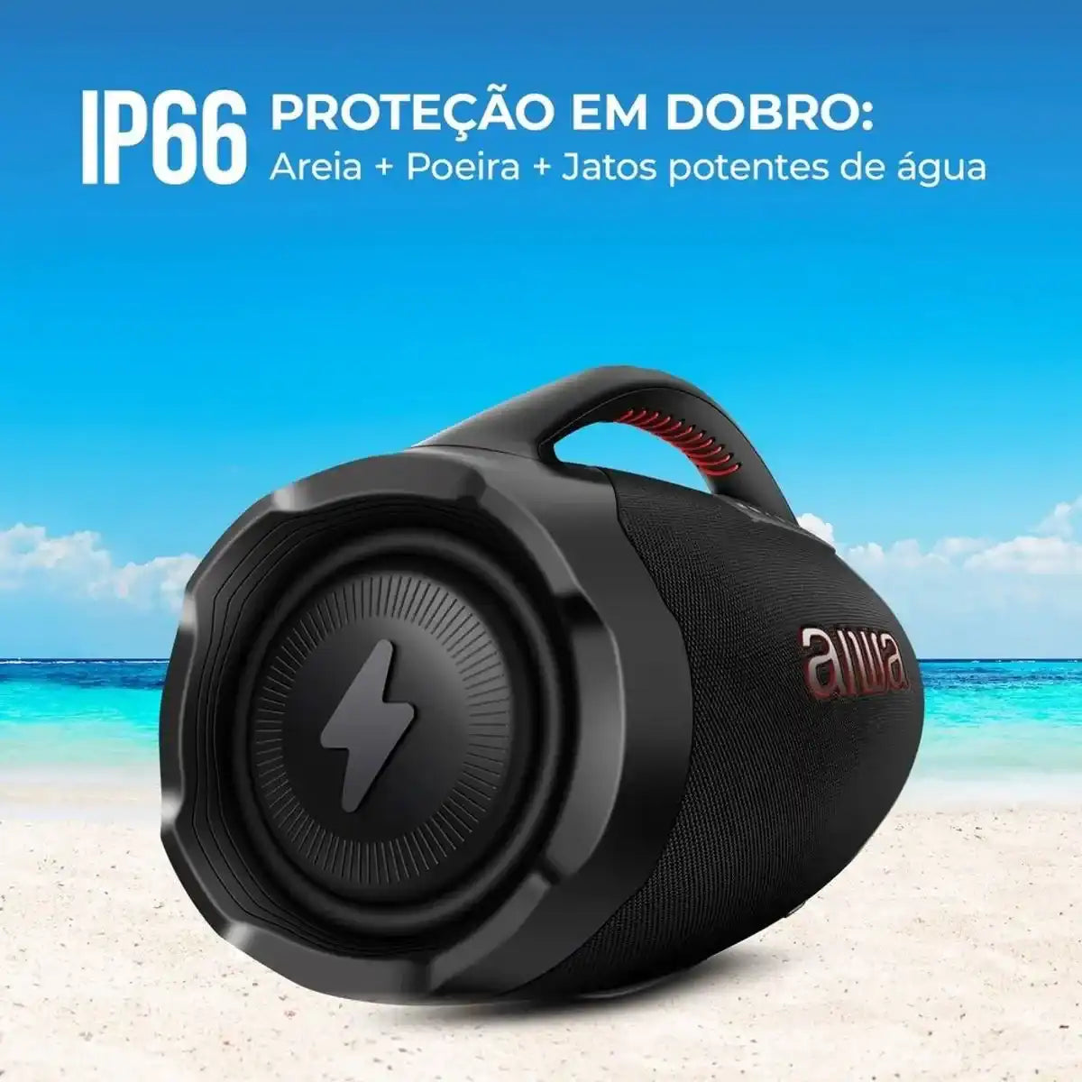 Caixa de Som Aiwa Boombox Plus BBS-01-B
