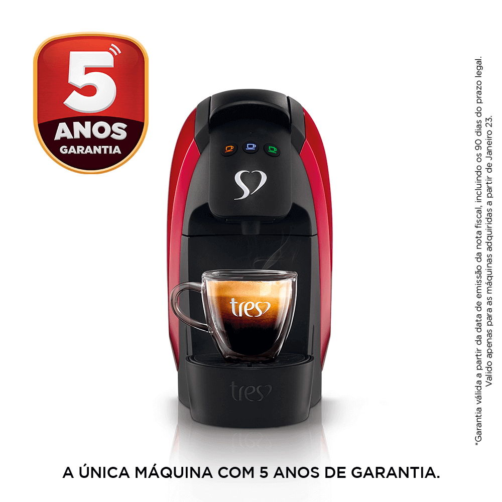 Cafeteira Espresso e Multibebidas Luna TRES 3 Corações 127V