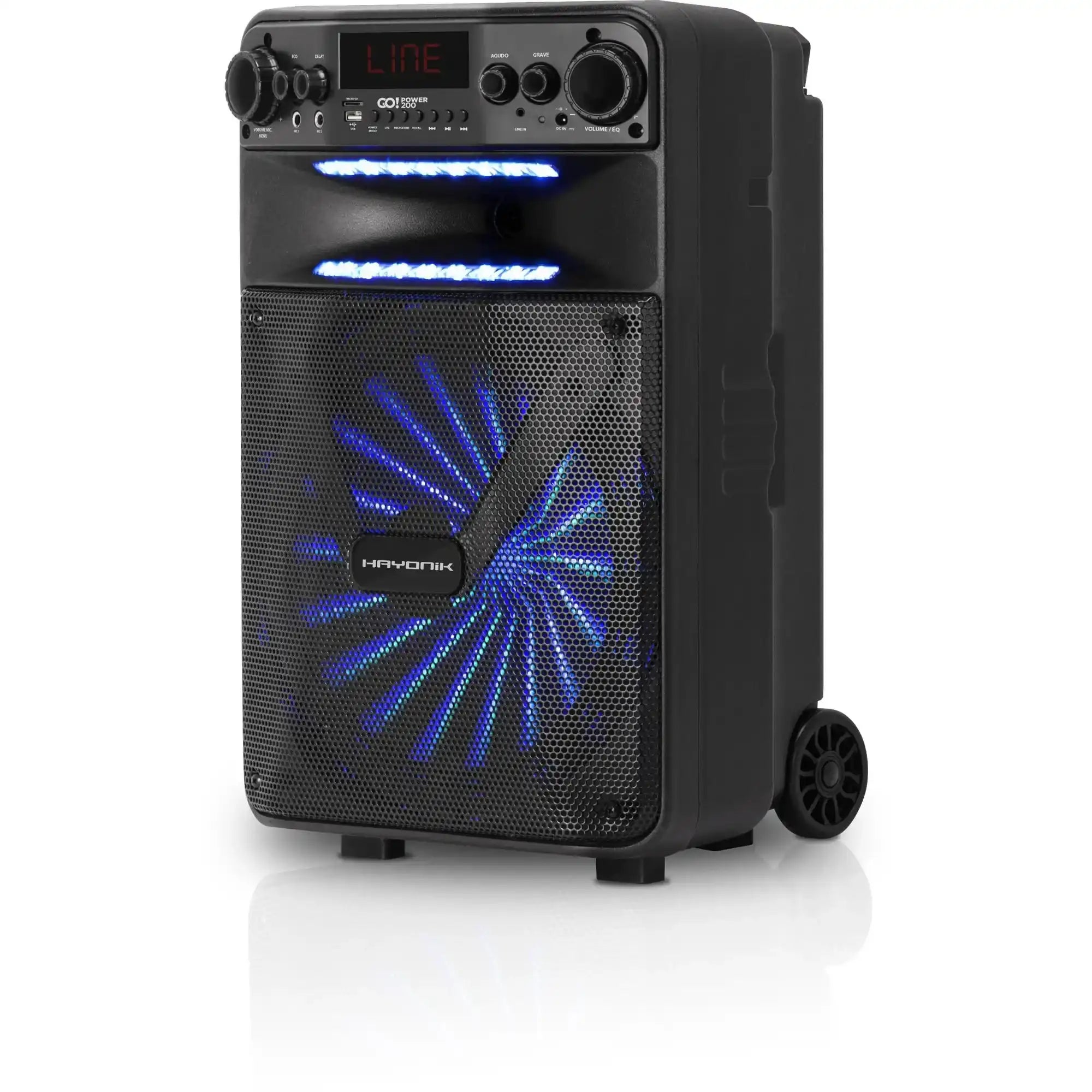 Caixa de Som HAYONIK Go Power 200 Preto