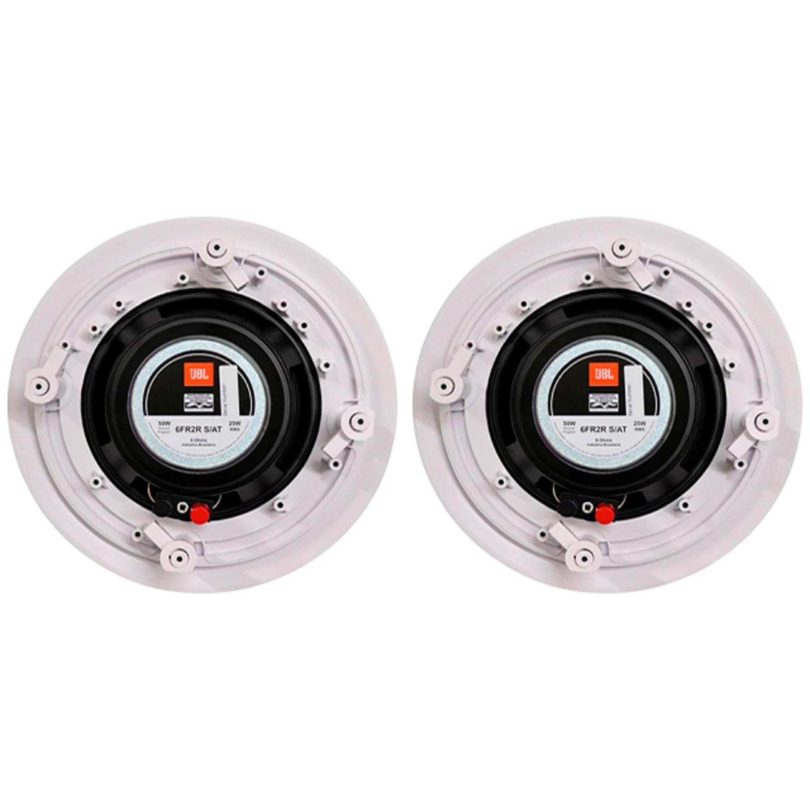 Caixa de Embutir JBL 6FR2R 6" Arandela Redonda 25W RMS