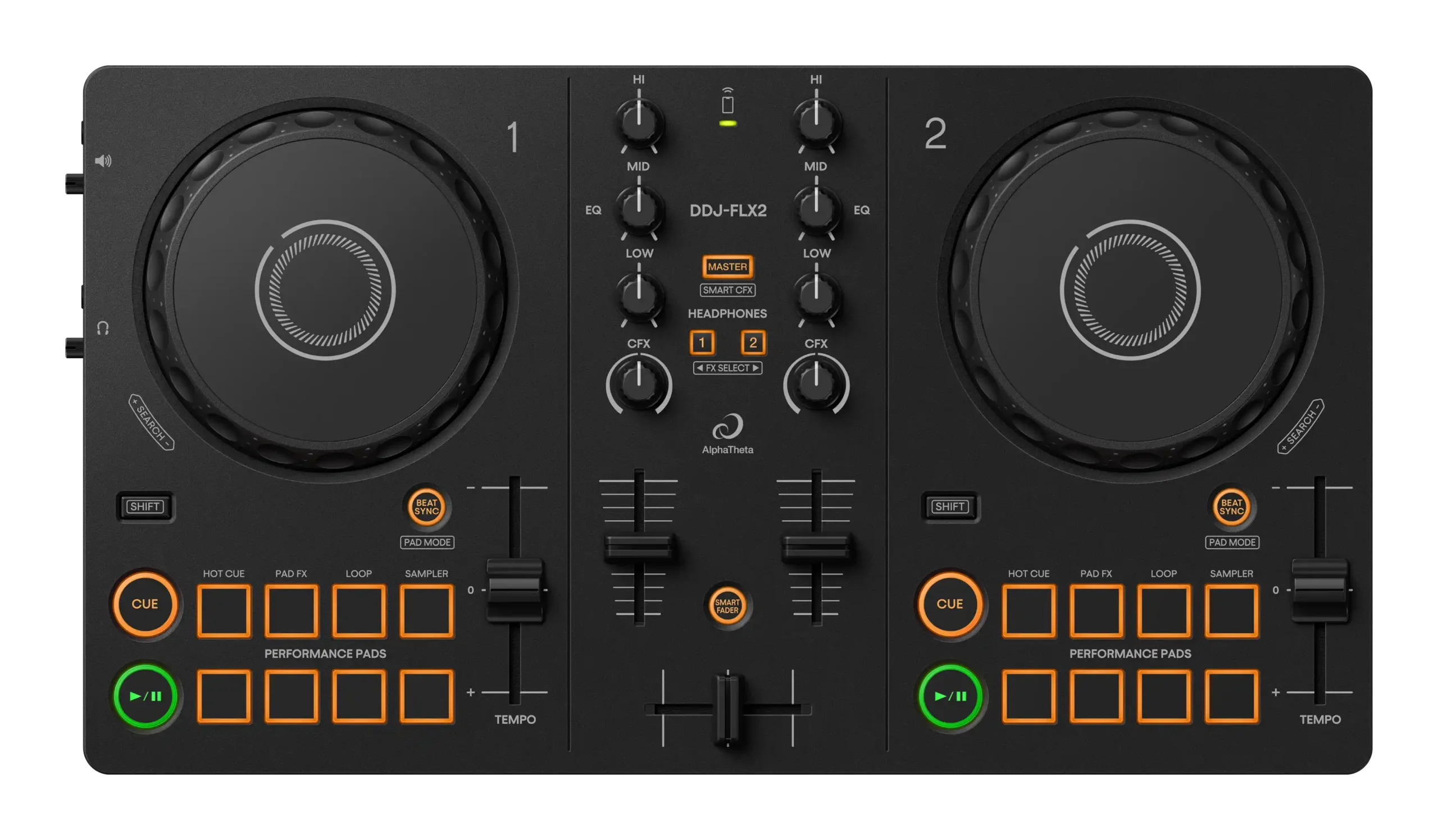 Controladora DJ AlphaTheta DDJ-FLX2