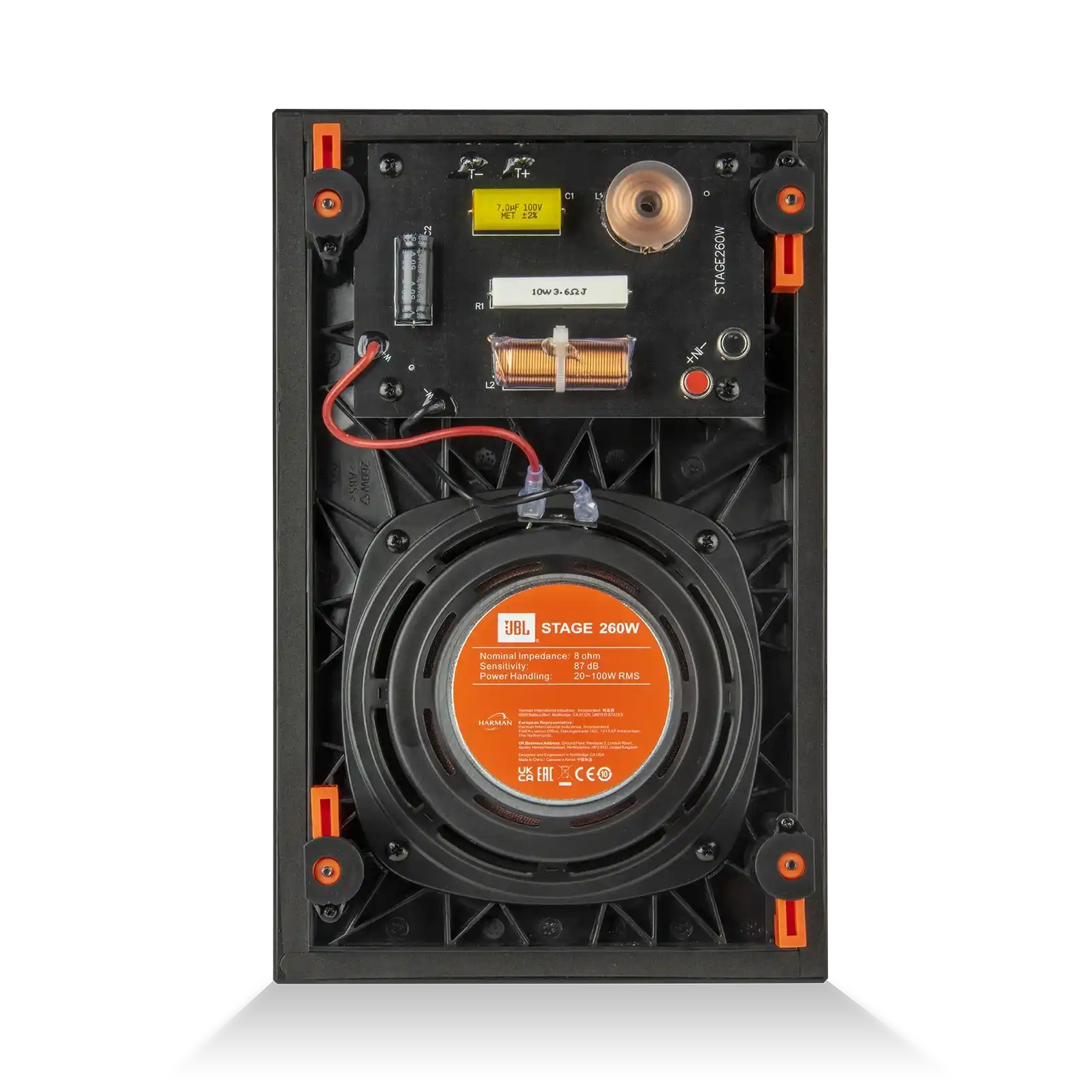 Arandela 2 Vias 6,5" JBL Stage - 260W Retangular 100W RMS