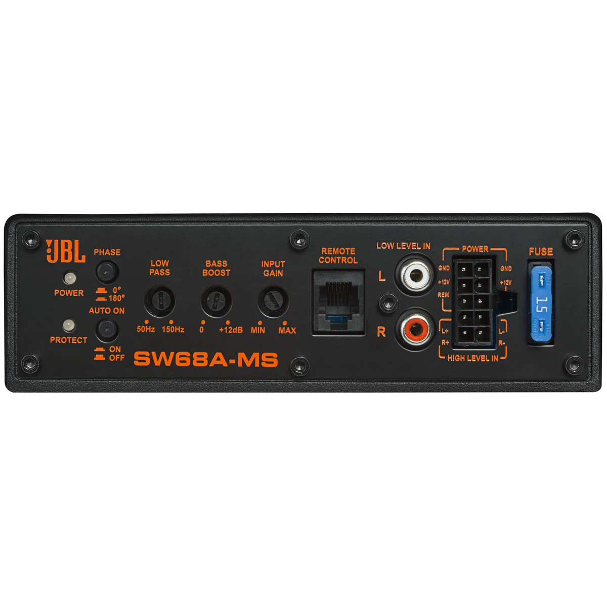 Caixa Amplificada Ativa 6x8" JBL SW68A-MS Slim 100W RMS