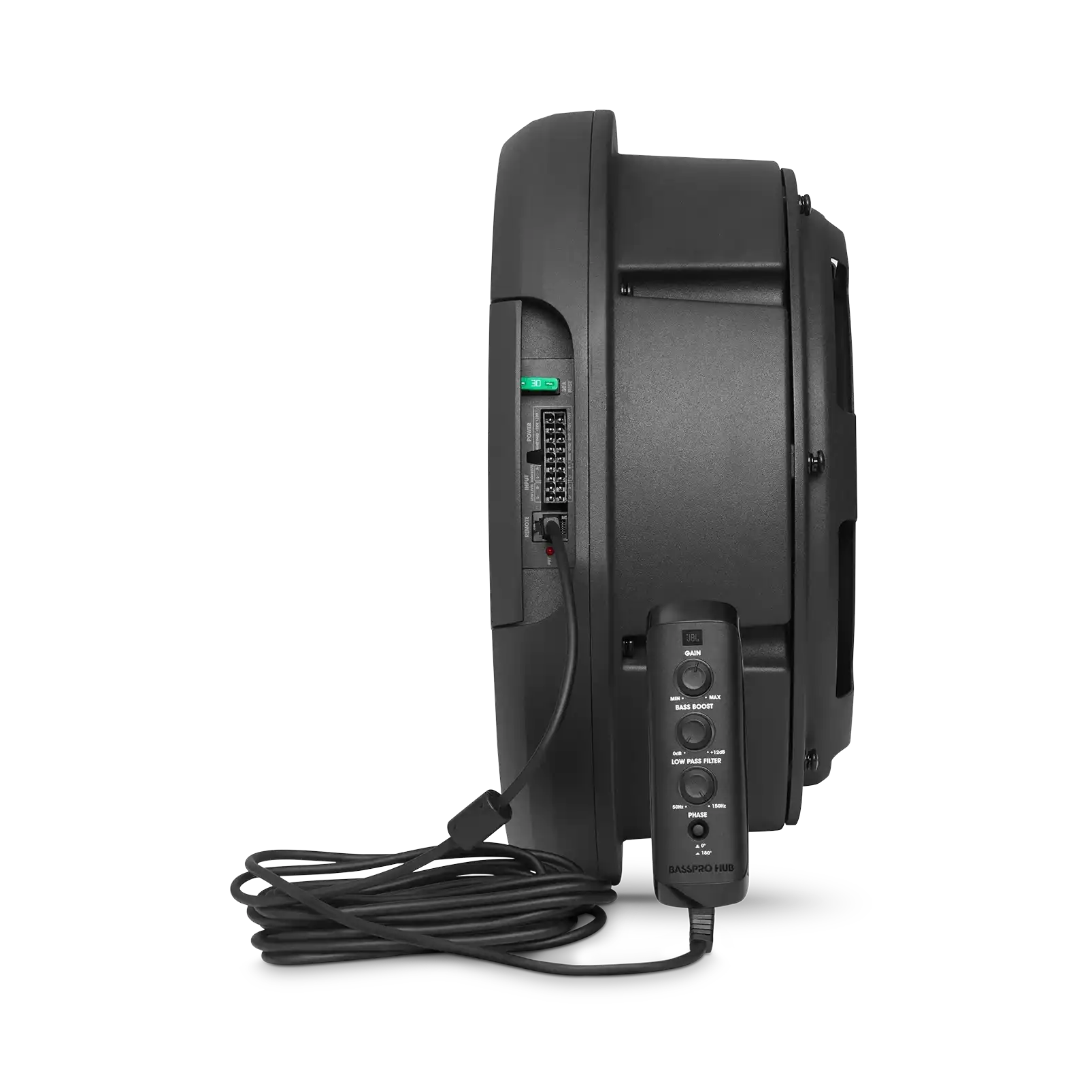 Subwoofer Amplificado 11" JBL BassPro Hub 200W RMS