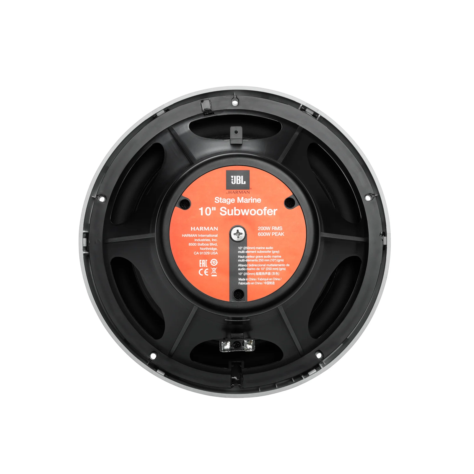 Subwoofer 10" Stage Marine JBL - ST10 200W RMS (Cinza)