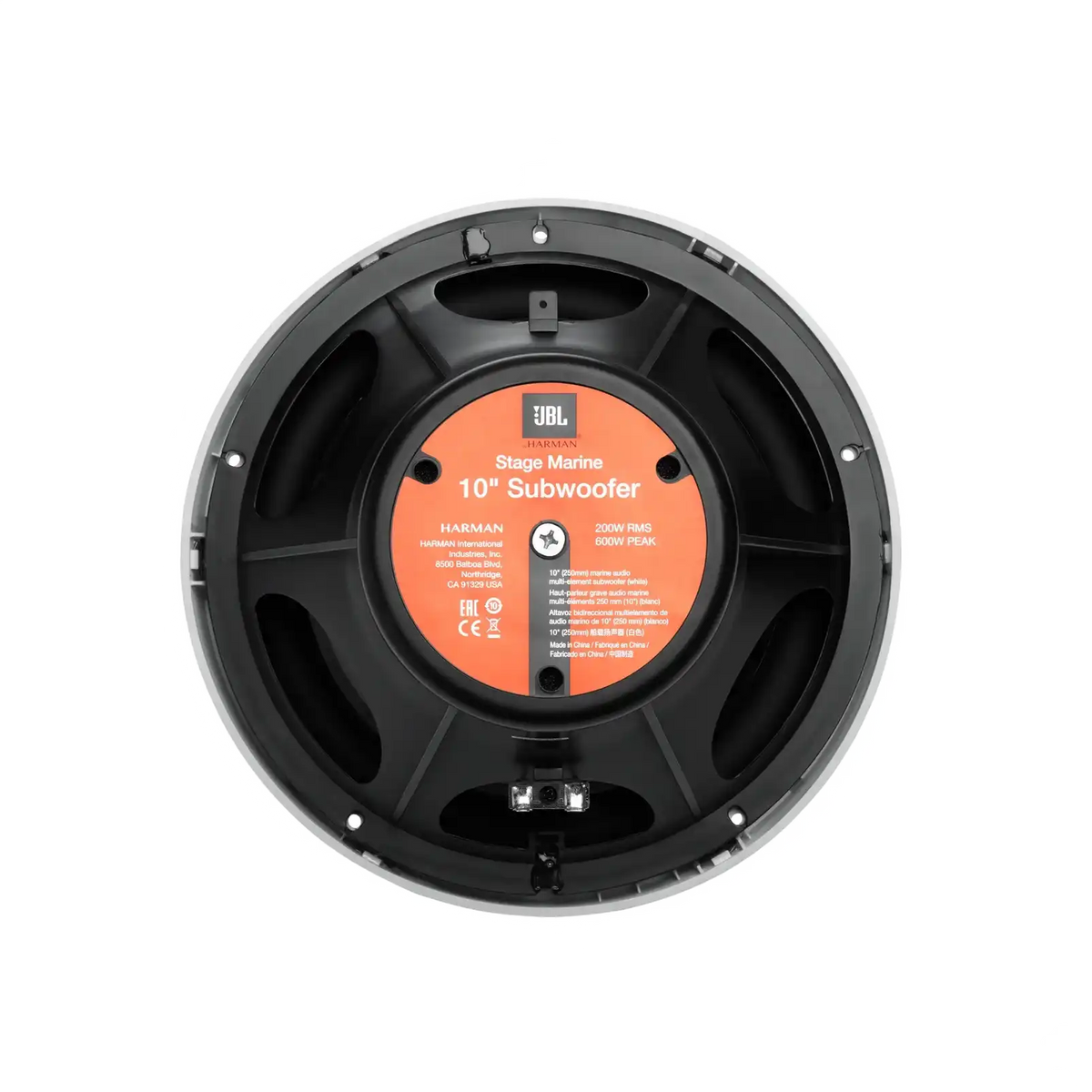 Subwoofer 10" JBL Stage Marine 200W RMS (Branco)