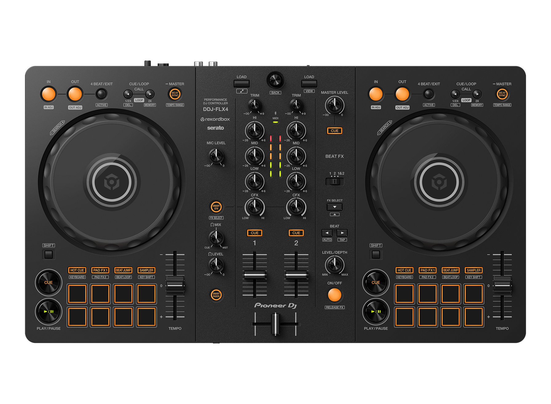 Controladora Pioneer DJ DDJ Flx4 Rekordbox & Serato DJ Original