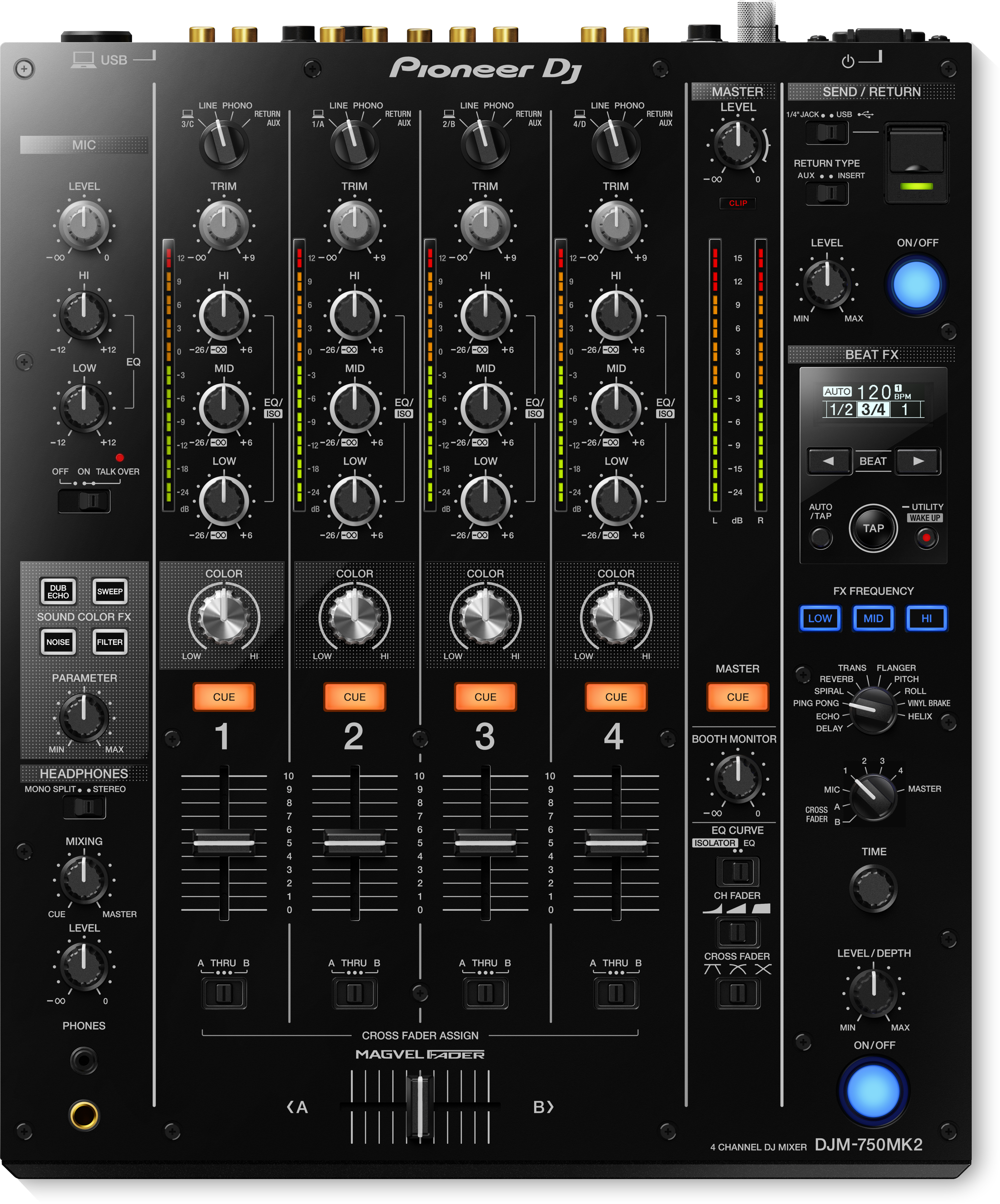 Mesa Mixer para DJ Pioneer DJ DJM-750MK2
