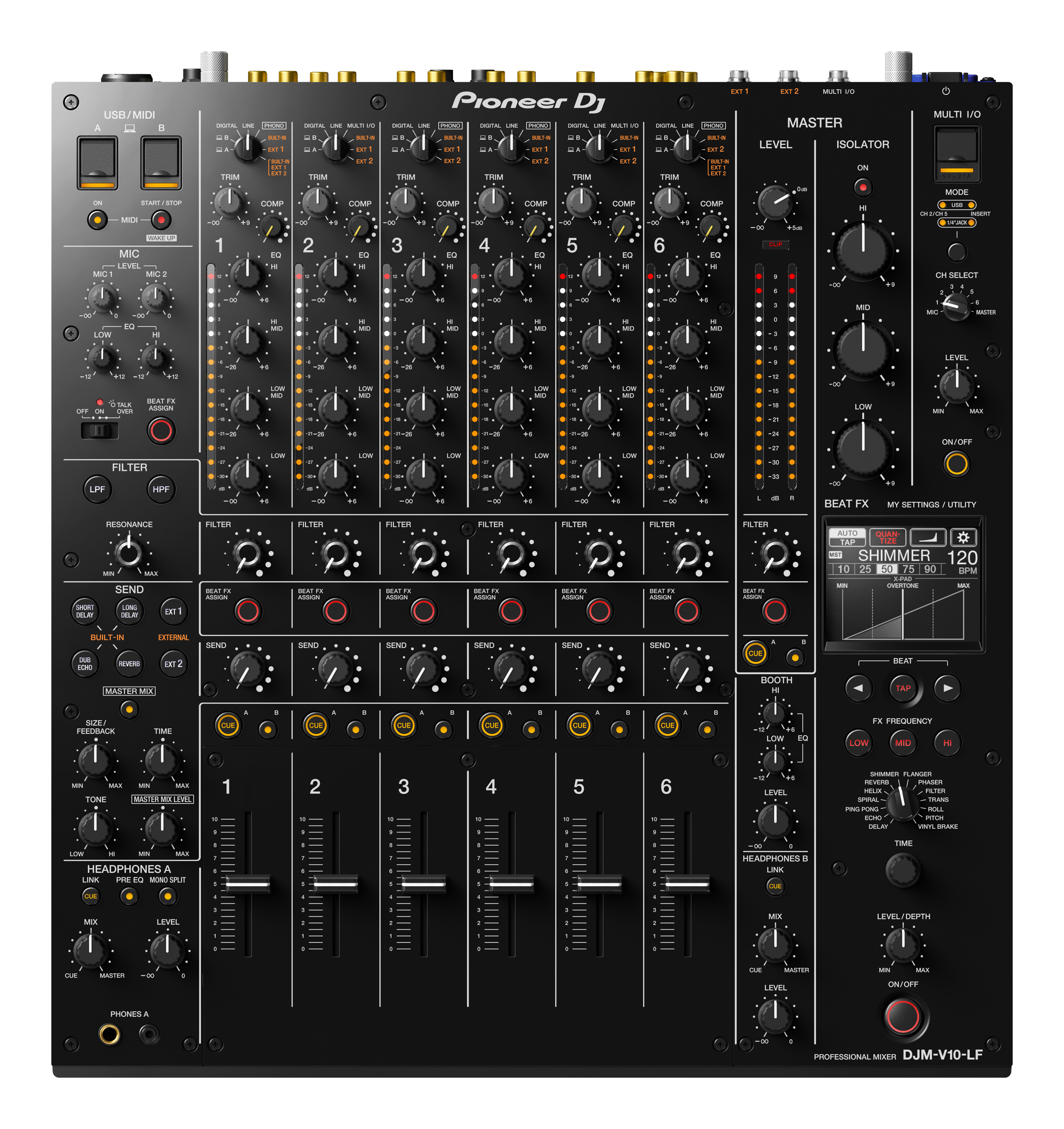 Mesa Mixer para DJ Pioneer DJ DJM-V10-LF