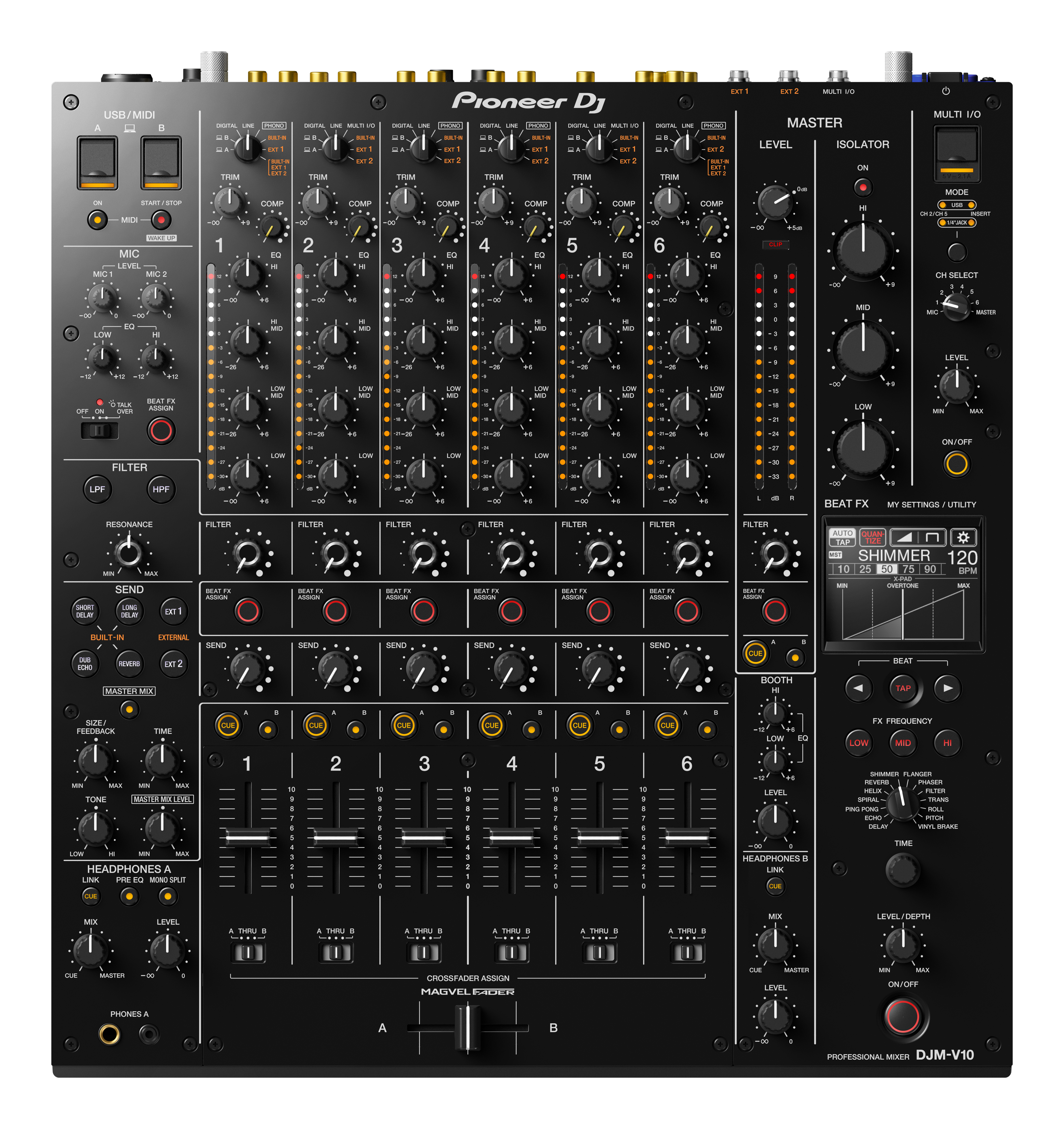 Mesa Mixer para DJ Pioneer DJ DJM-V10