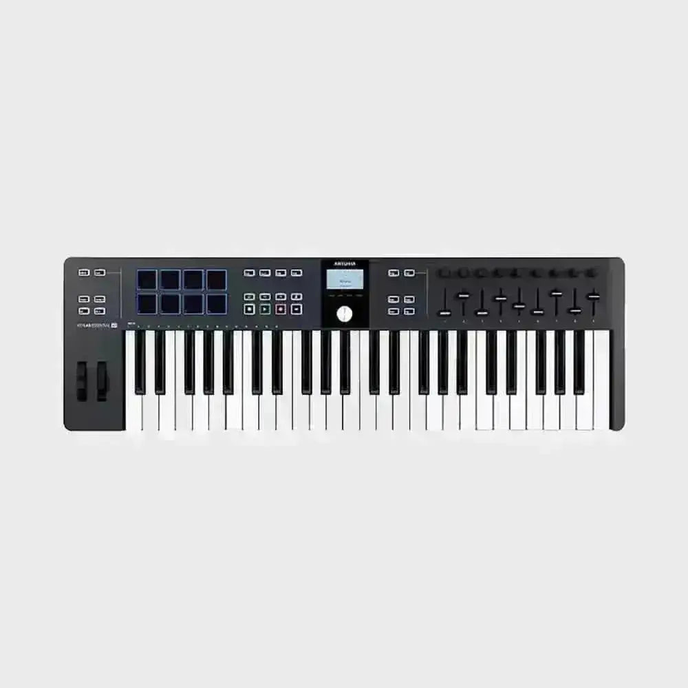 Teclado MIDI Arturia Keylab Essential 49 MK3 Preto - Shop Mundo Digital