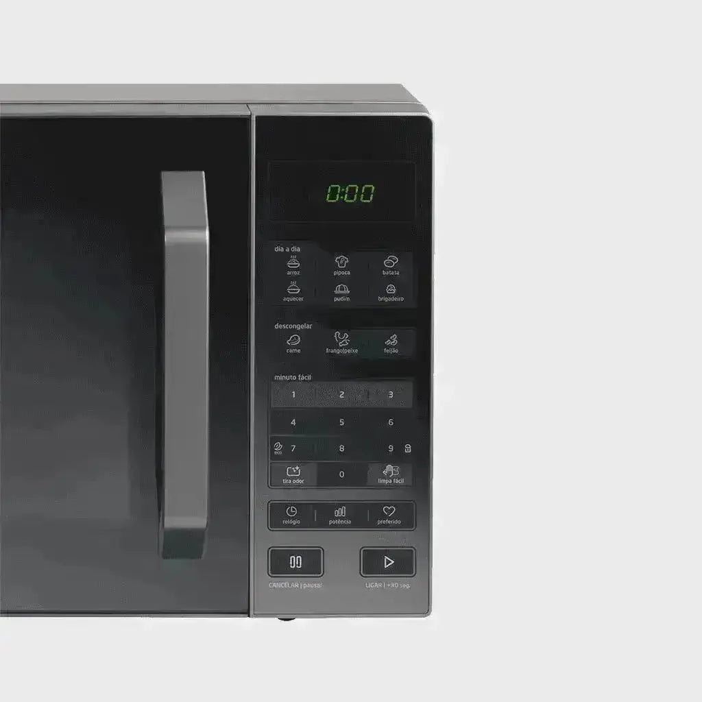 Micro-ondas 35l Prata Porta Espelhada Smartplate Midea MXSA35S1 CINZA - Shop Mundo Digital