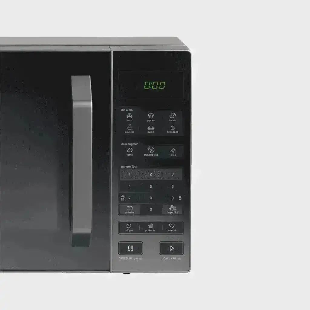 Micro-ondas 35l Prata Porta Espelhada Smartplate Midea MXSA35S1 CINZA - Shop Mundo Digital