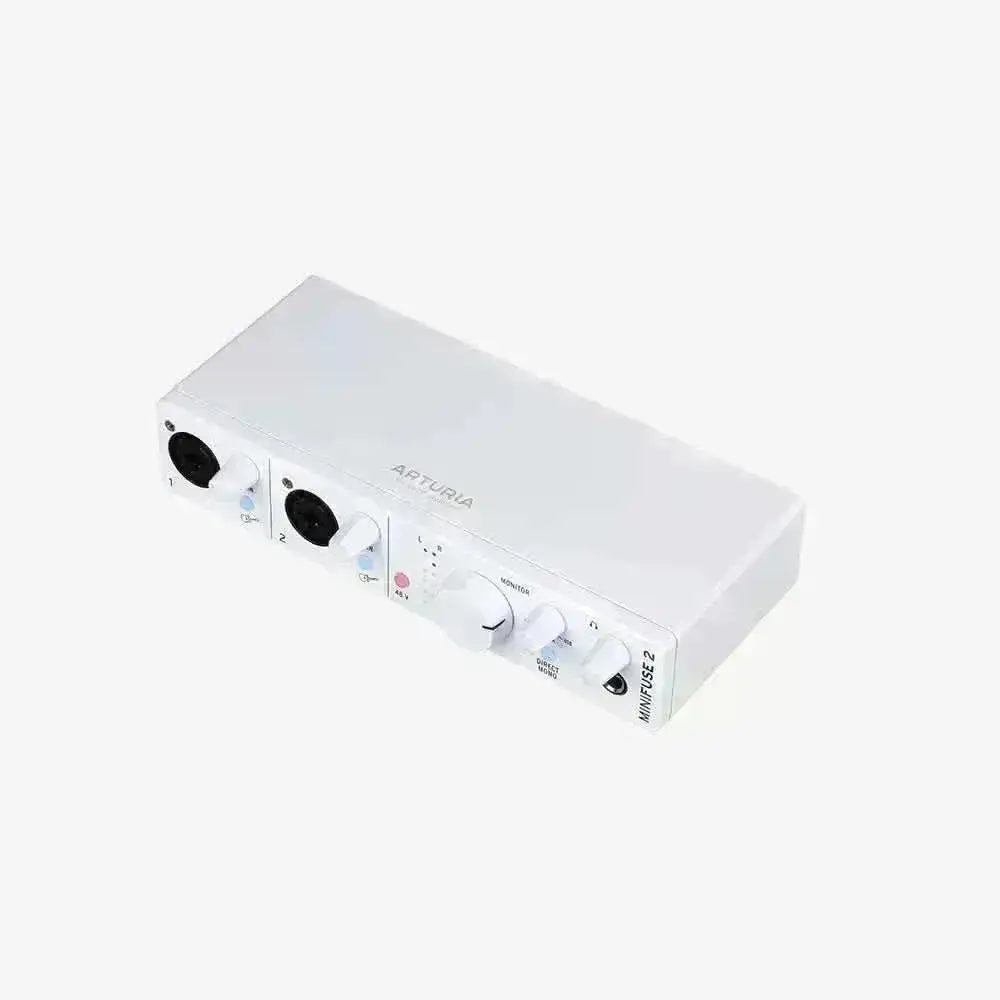 Interface de Áudio Arturia MiniFuse 2 Usb-c 2x2 Preto e Branco - Shop Mundo Digital
