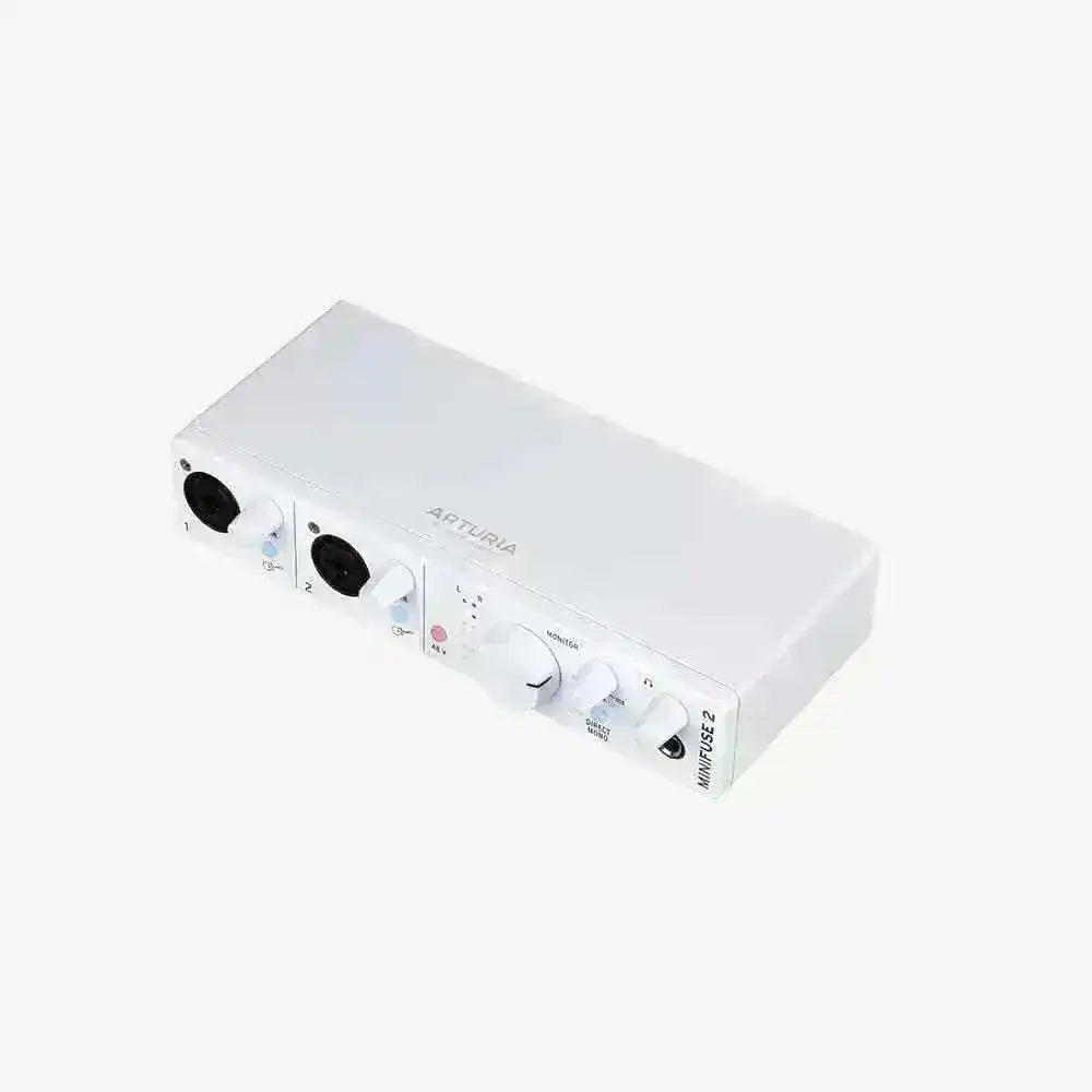 Interface de Áudio Arturia MiniFuse 2 Usb-c 2x2 Preto e Branco - Shop Mundo Digital
