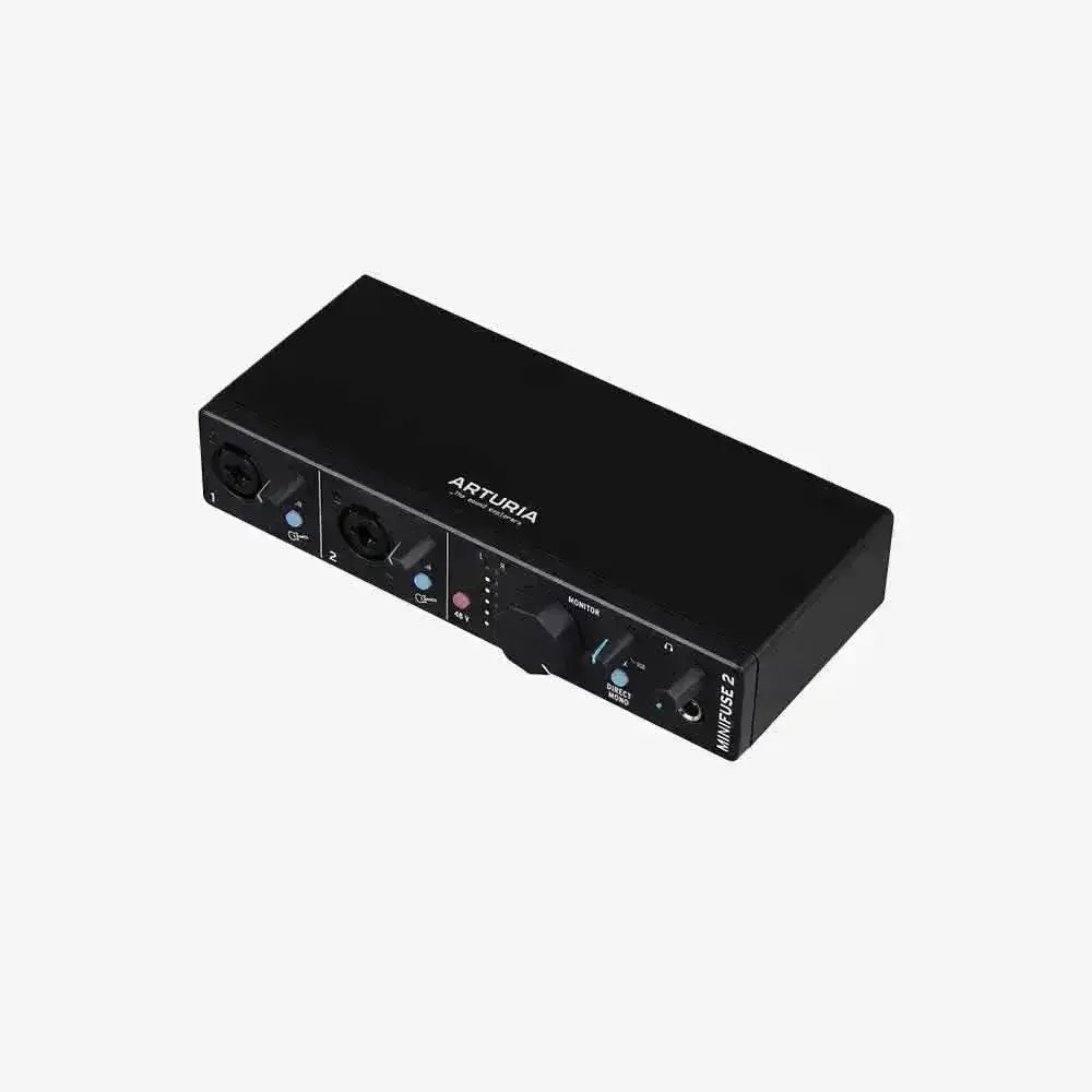 Interface de Áudio Arturia MiniFuse 2 Usb-c 2x2 Preto e Branco - Shop Mundo Digital