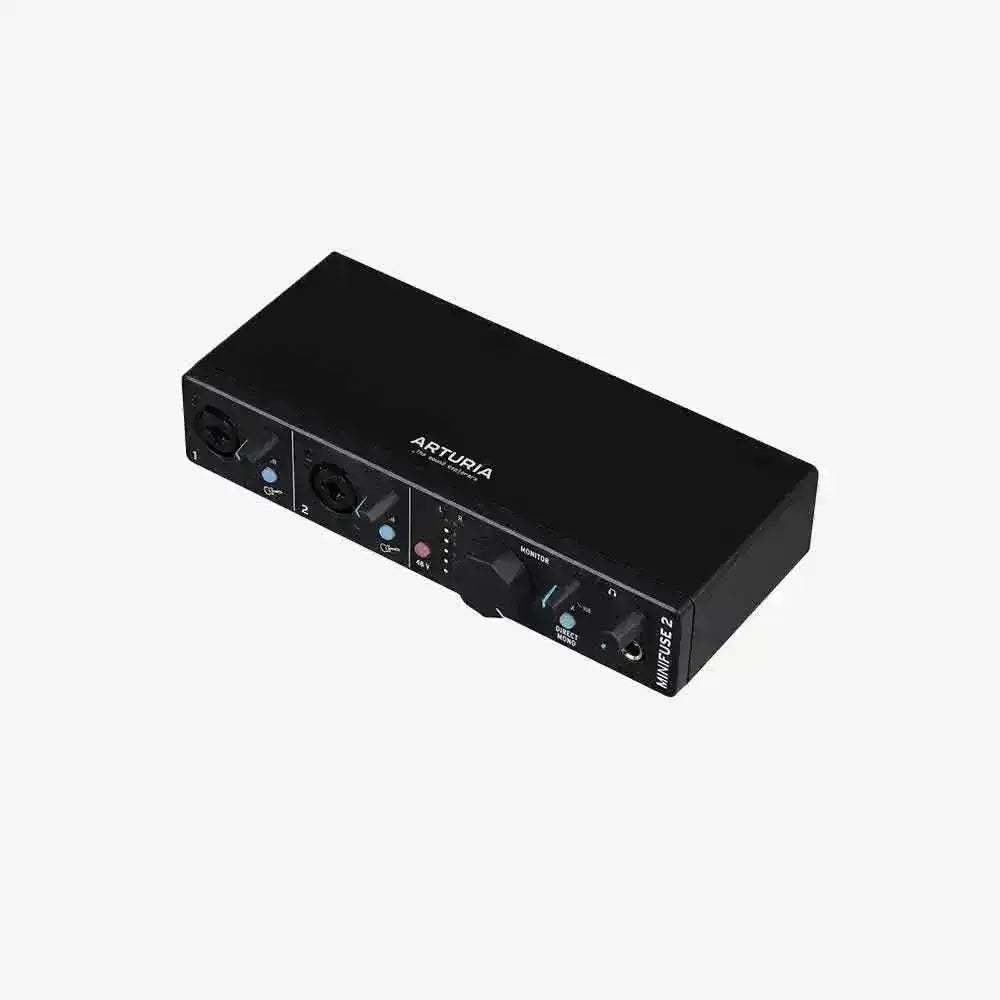 Interface de Áudio Arturia MiniFuse 2 Usb-c 2x2 Preto e Branco - Shop Mundo Digital