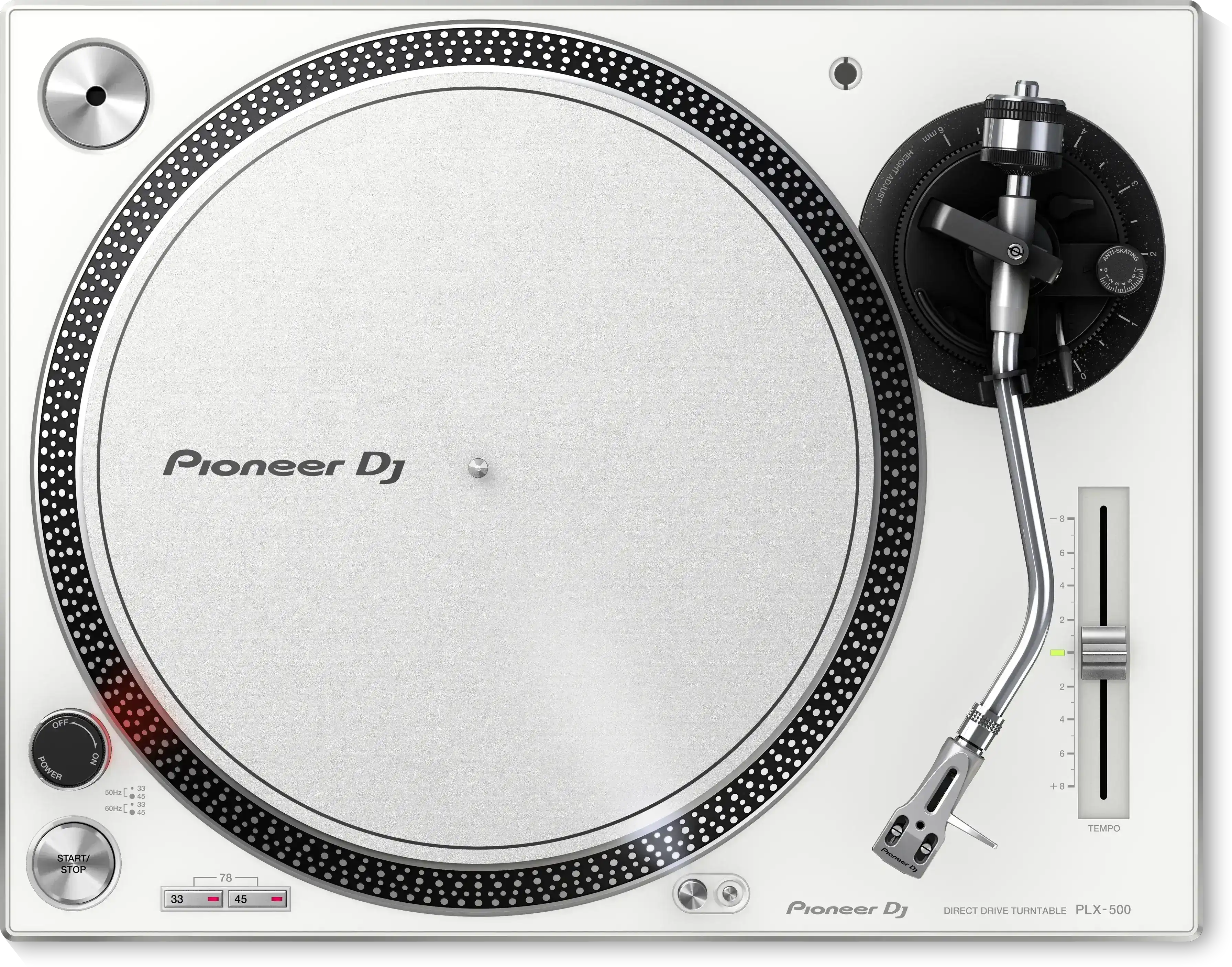 Toca Discos Profissional Pioneer PLX 500 Branco