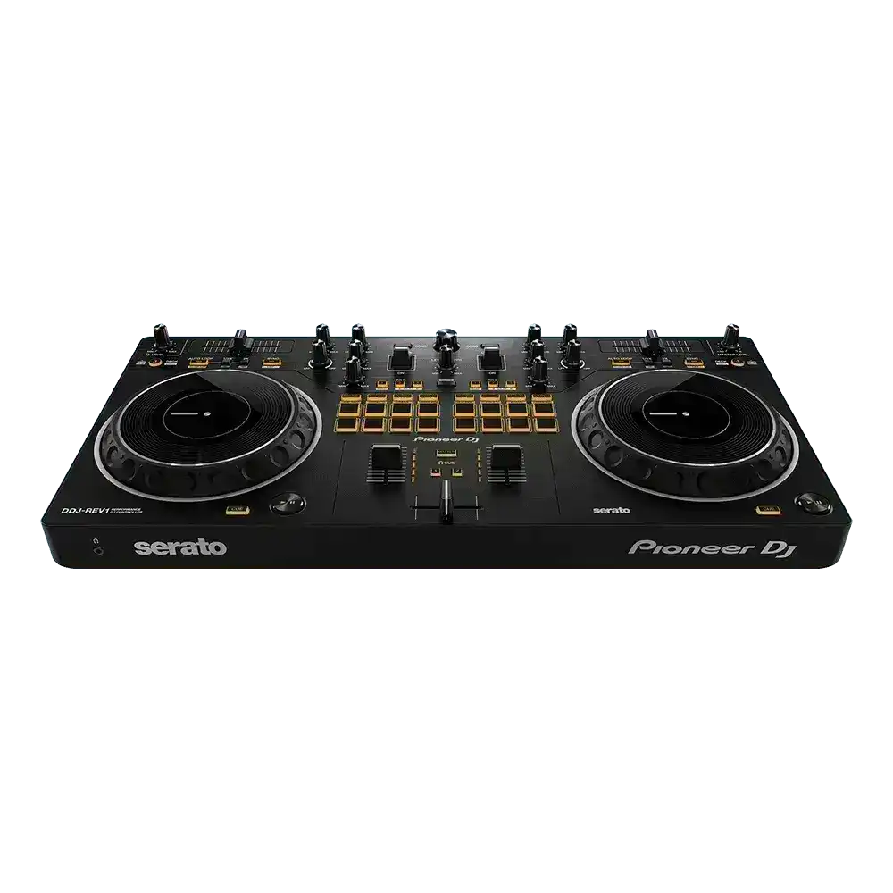 Controladora para DJ Pioneer DDJ REV1, 2 Canais, 4 Deck, Serato, Preto - DDJ REV1 - Shop Mundo Digital