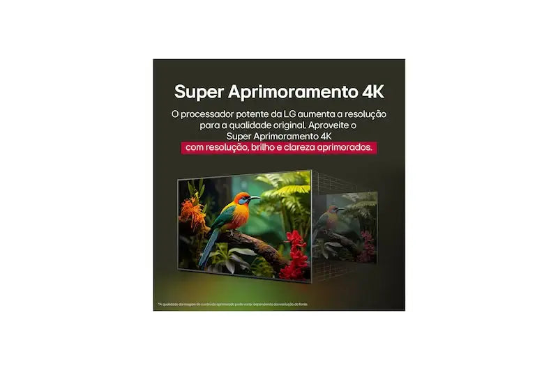 Smart TV LG UHD AI 4K UA85 de 50" Google Cast Alexa Integrado Controle AI Smart Magic WebOS 2025 - 50UA8550PSA