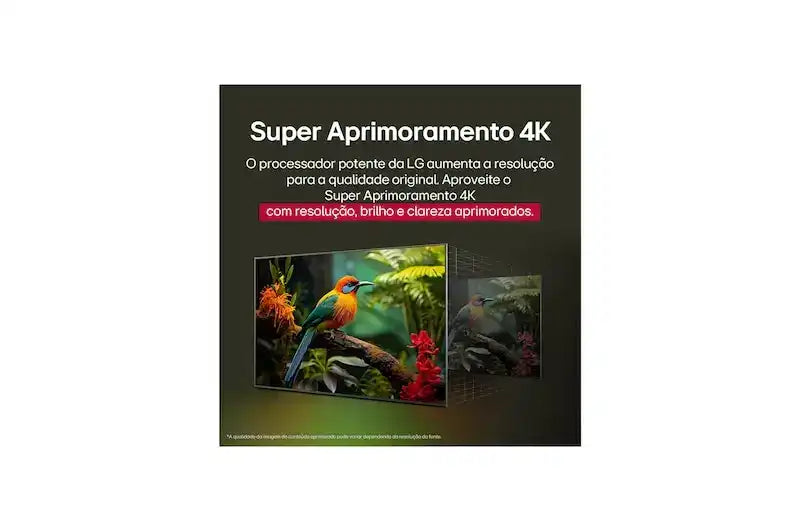 Smart TV LG UHD AI 4K UA85 de 50" Google Cast Alexa Integrado Controle AI Smart Magic WebOS 2025 - 50UA8550PSA