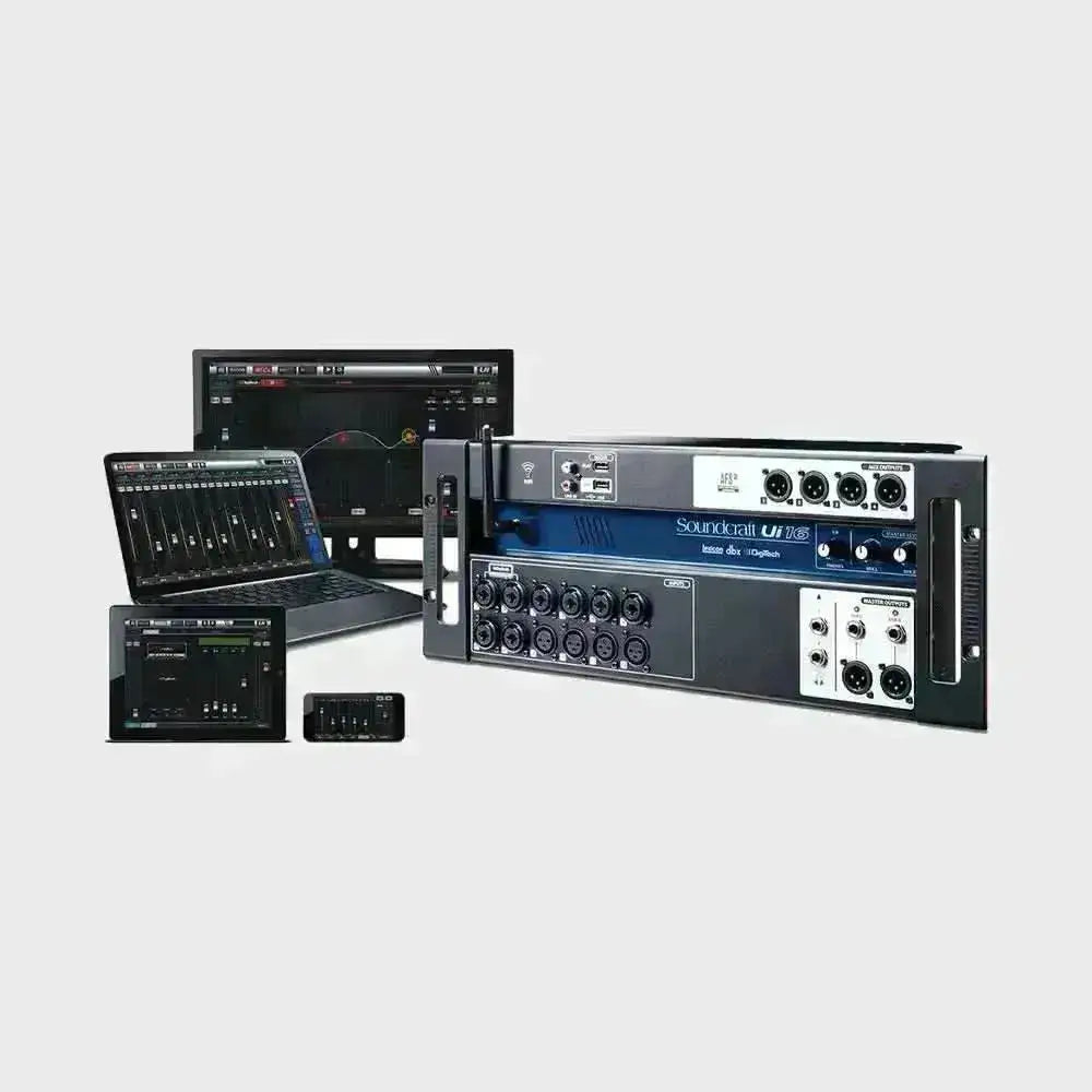 Mesa de Som Digital Soundcraft UI16R - Shop Mundo Digital