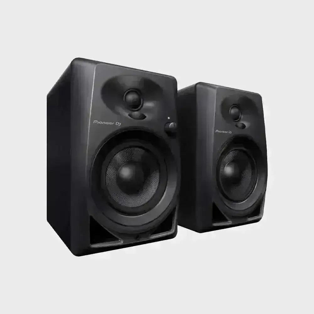 Pioneer DJ DM-40D - Monitor de áudio ativo bidirecional de 21W 4" - Preto (par) - Shop Mundo Digital