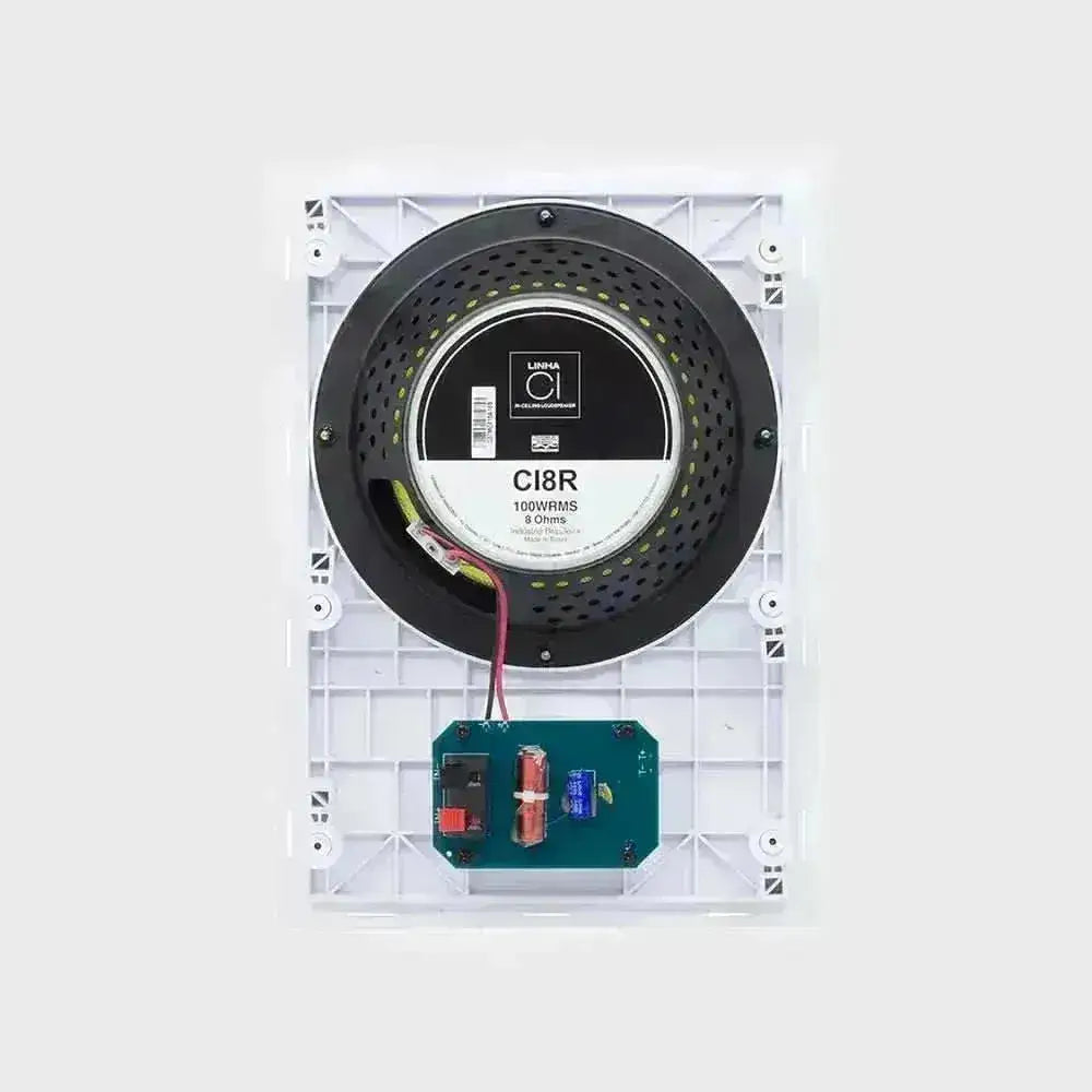 Arandela JBL CI8R Plus Caixa Acústica de Embutir Retangular Com Cone Kevlar 8'' - Shop Mundo Digital