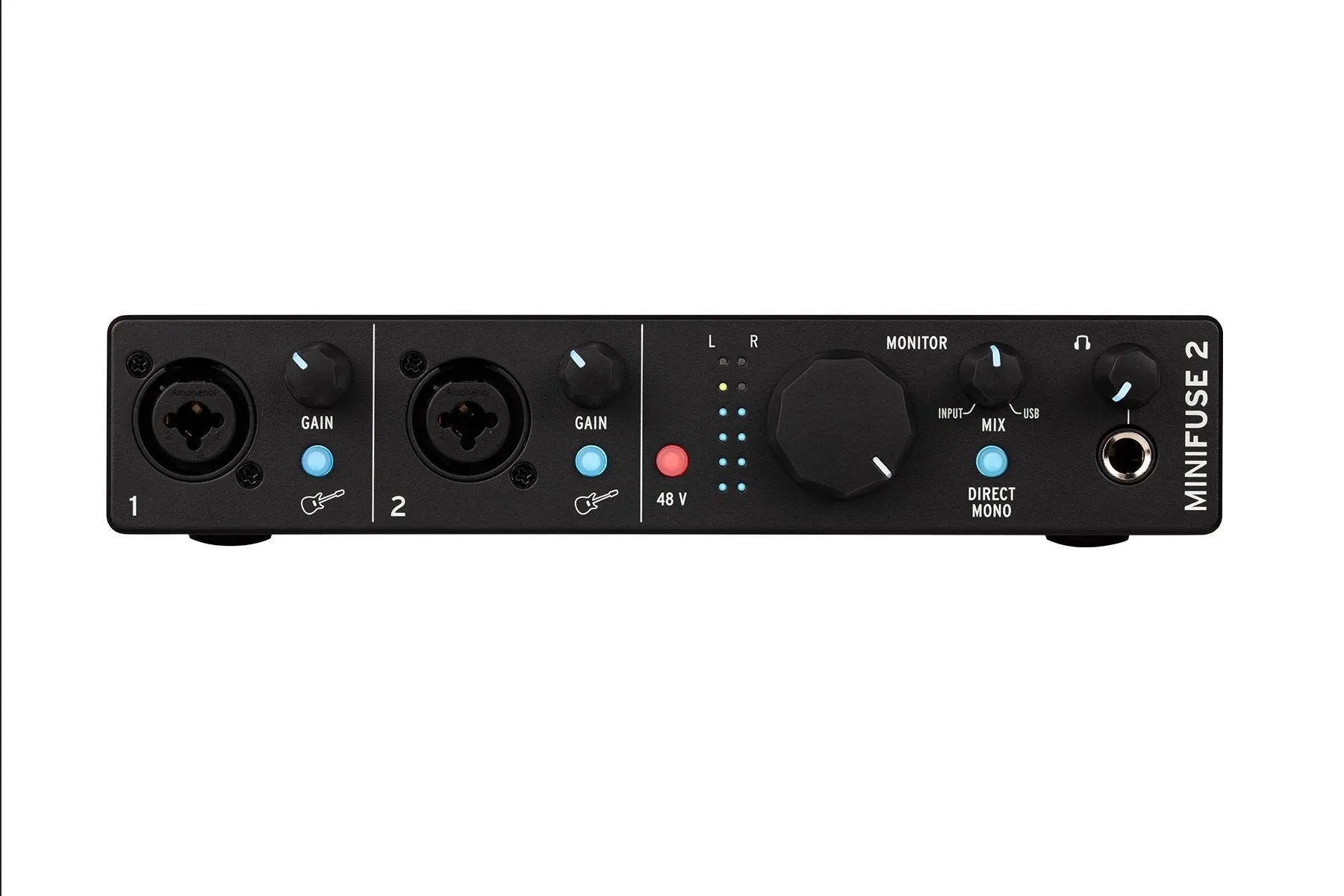 Interface de Áudio Arturia MiniFuse 2 Usb-c 2x2 Preto e Branco