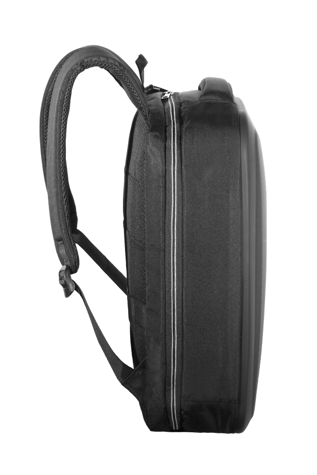 Mochila Capa Dura Kepper Roma 26, Impermeável, USB, Antifurto, 38L - Preto